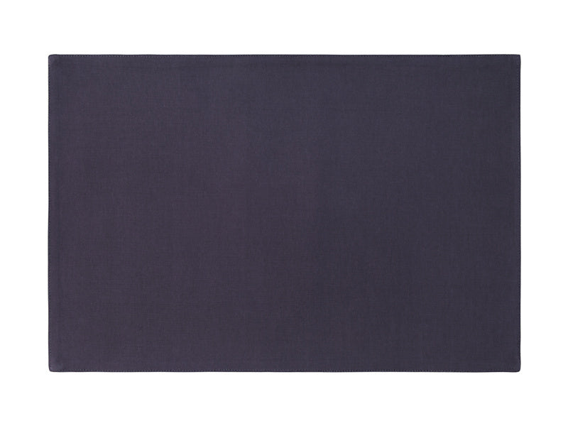 Maxwell & Williams Cotton Classics Cotton Placemat Slate Charcoal 45 x 30cm