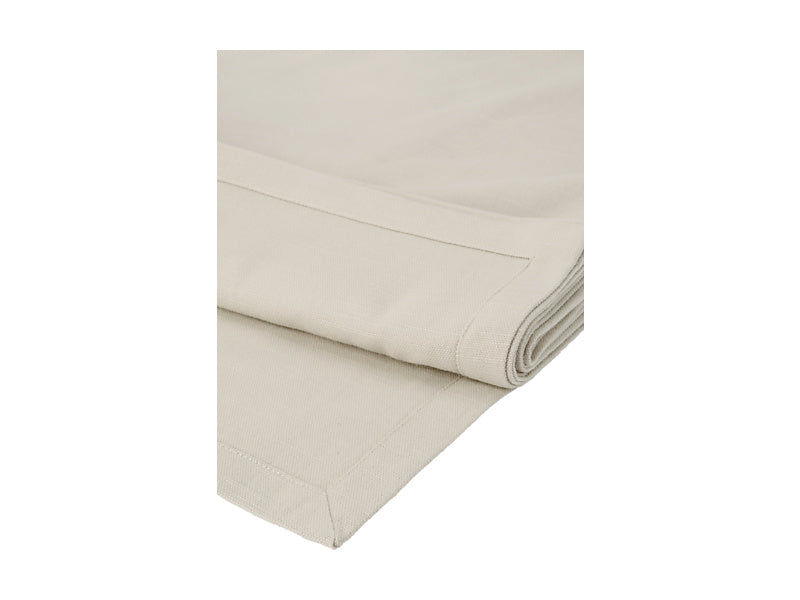 Maxwell & Williams Cotton Classics Rectangular Tablecloth Pebble Taupe 230 x 150cm