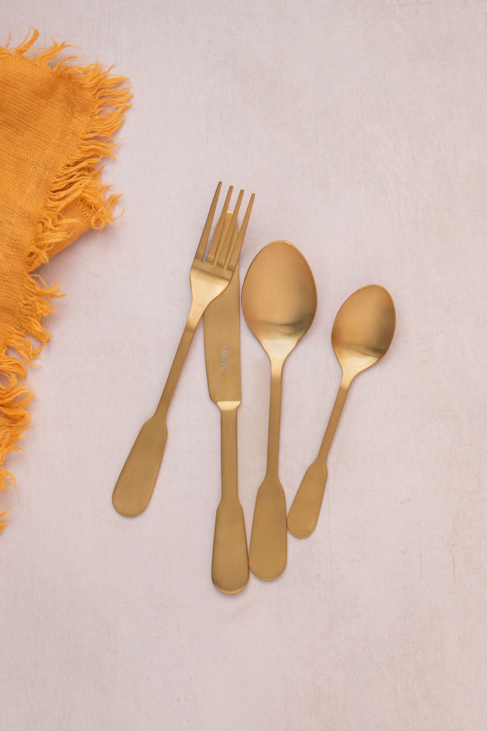 Mikasa Soho Gold Stainless Steel Cutlery Set 16 Piece