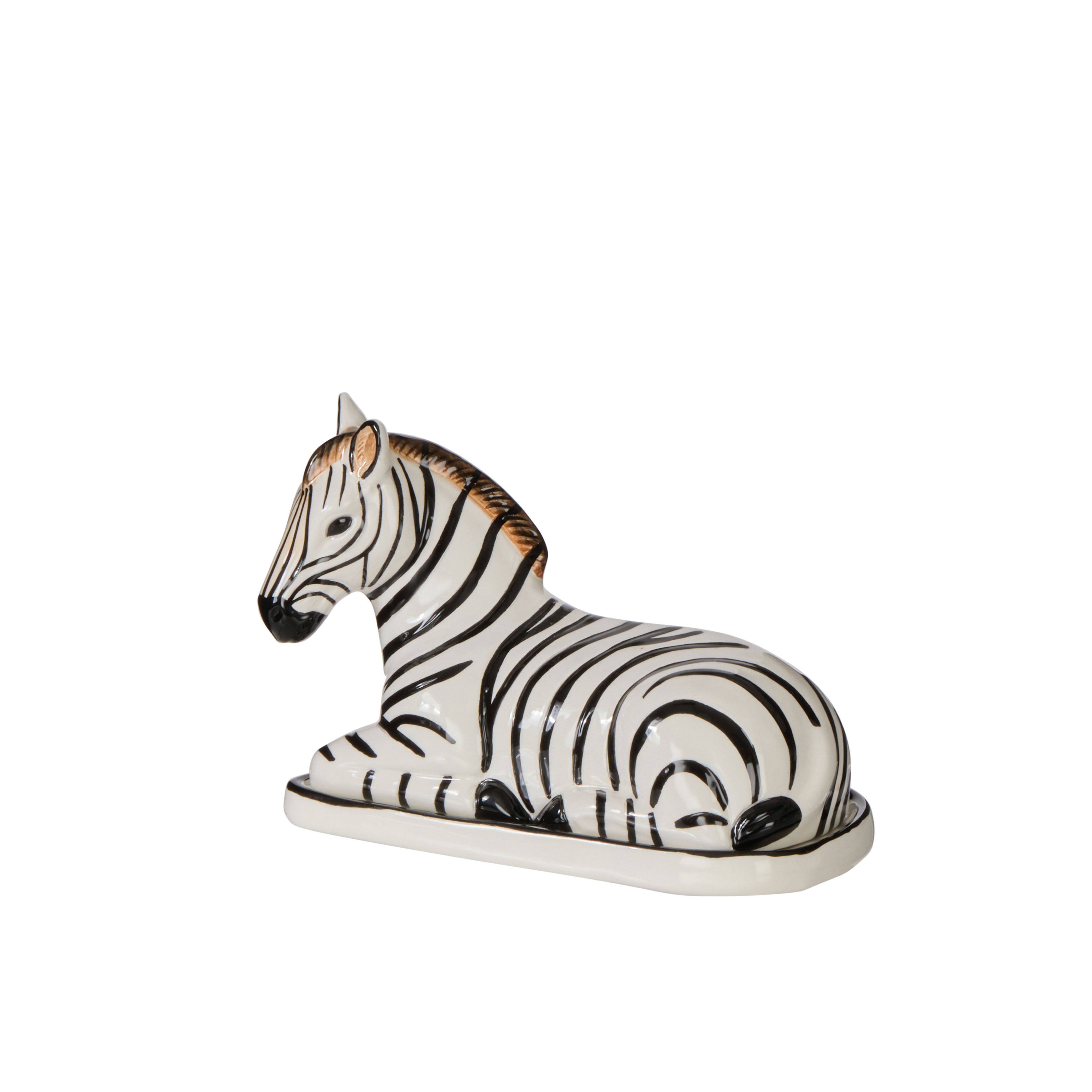 Emporium Zola Zebra Trinket Dish Multi-Coloured