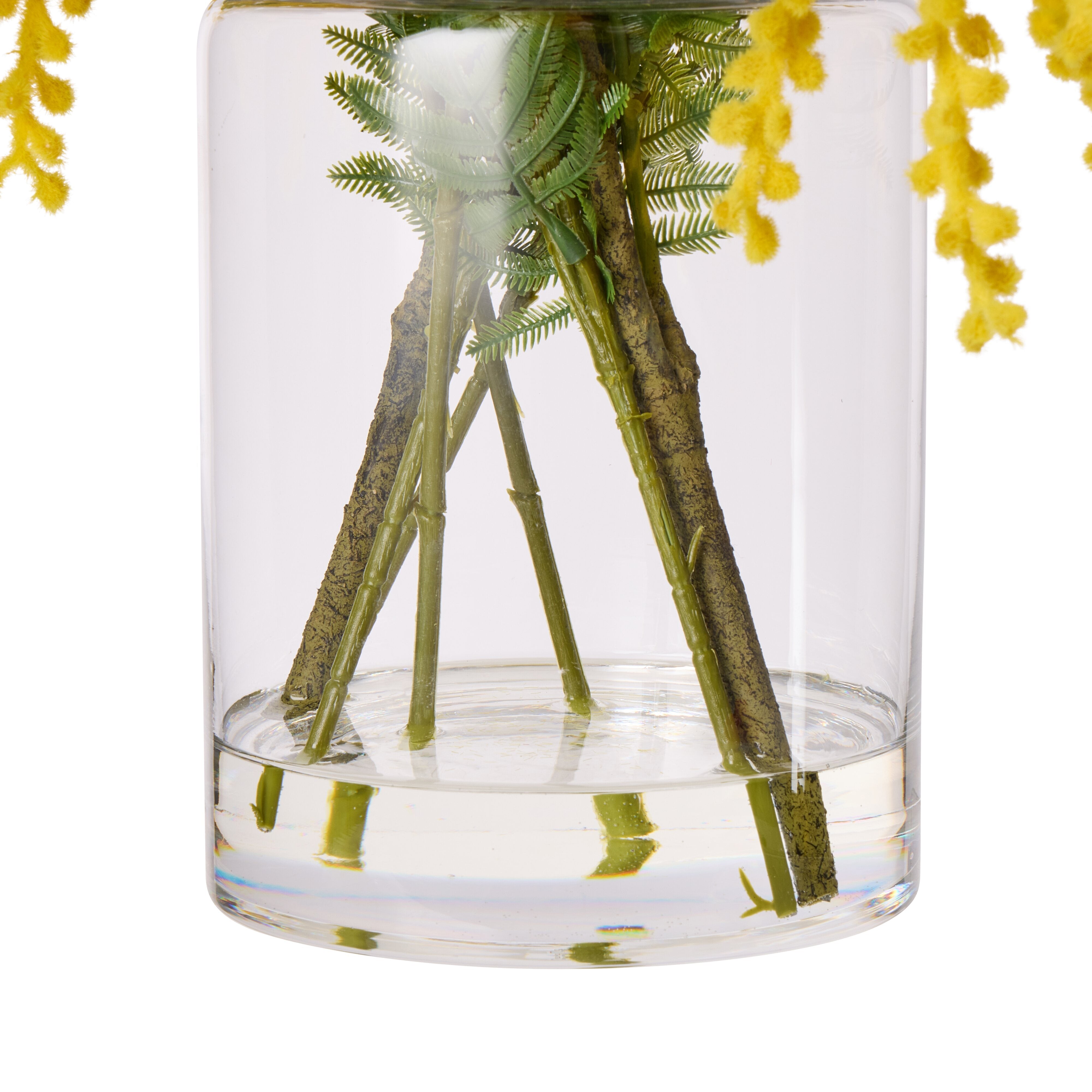 Rogue Lemon Wattle Mix - Pail Vase Yellow & Green