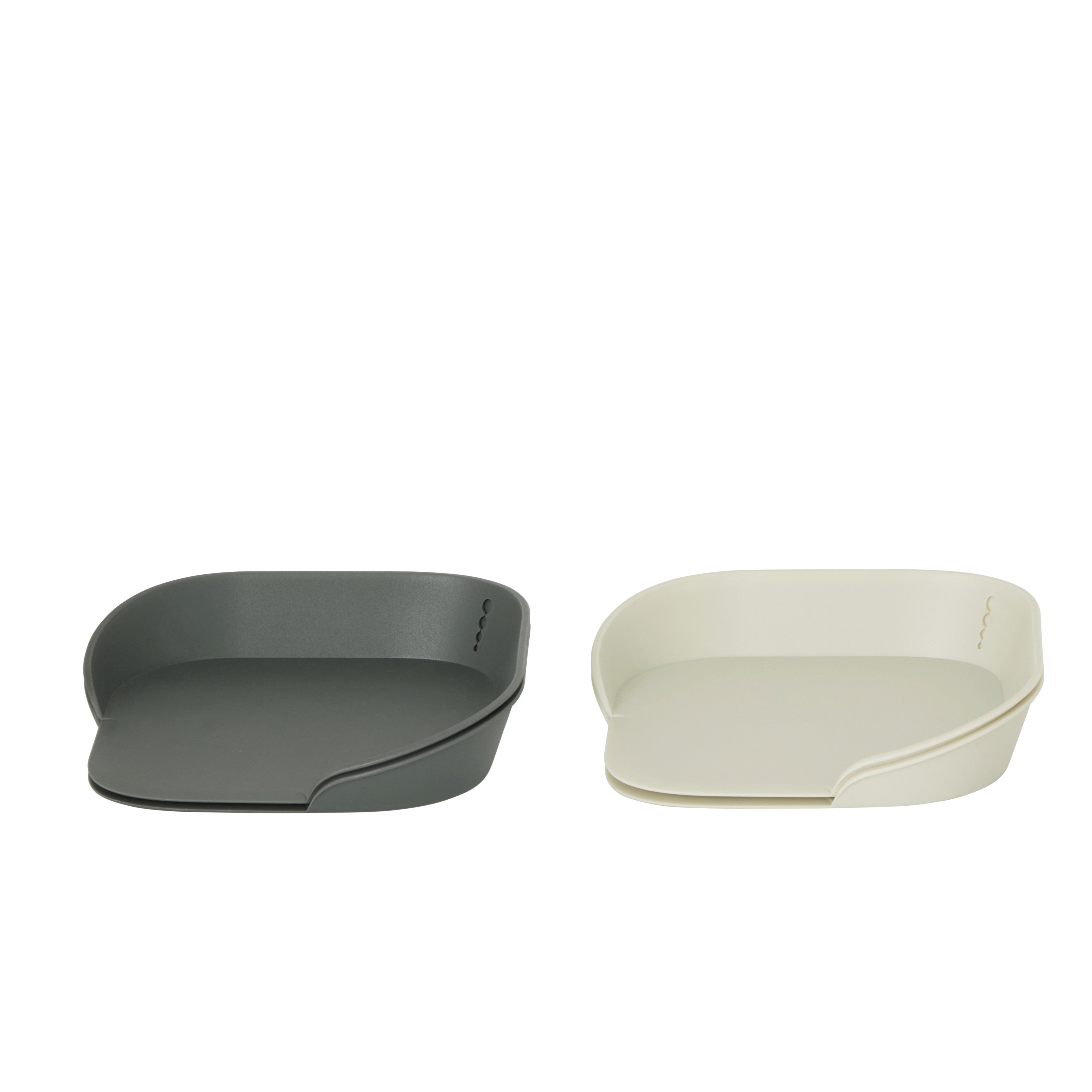 SVNA Preparation Tray 4 Piece Set Grey & Cream