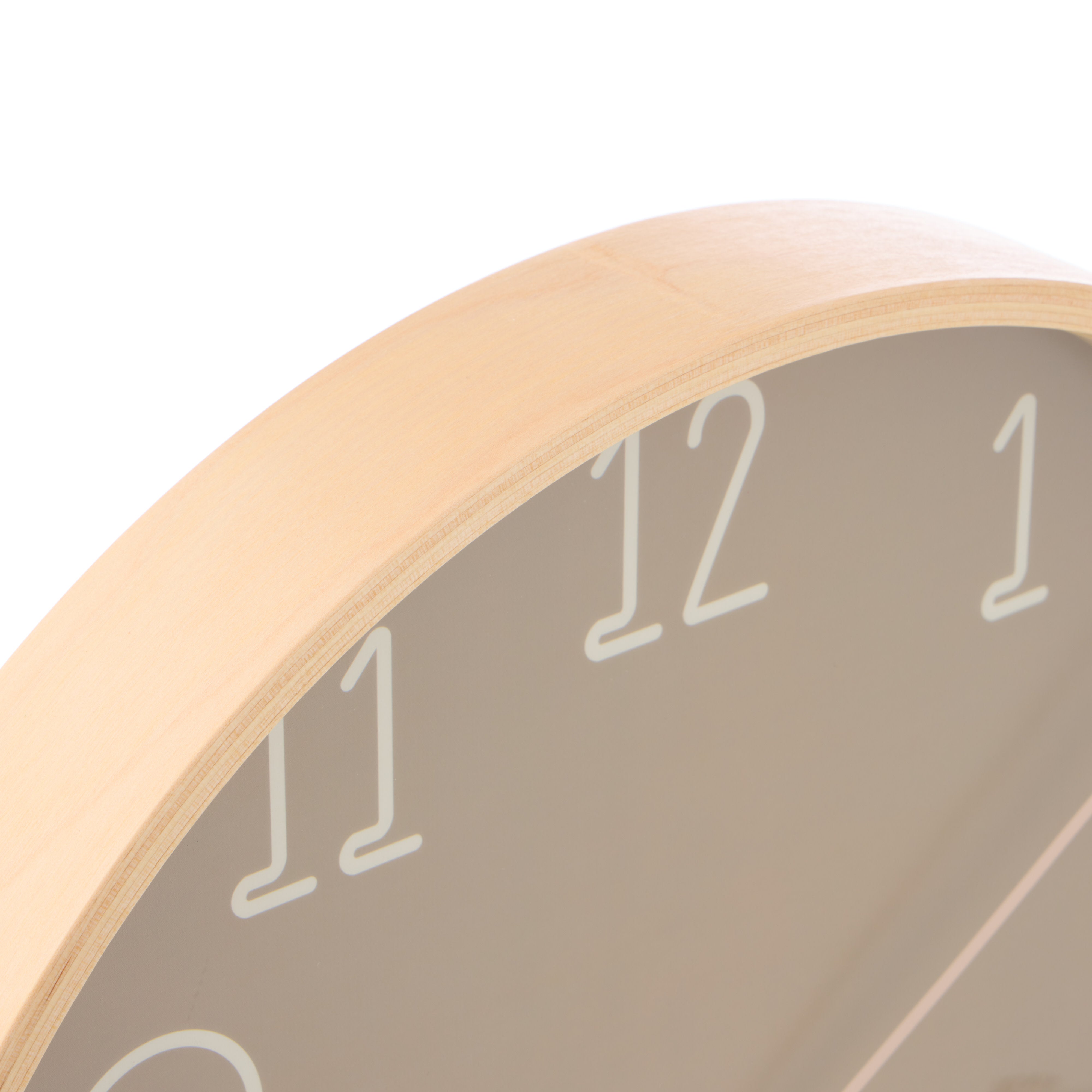 Karlsson Sencillo Wall Clock Green & Natural