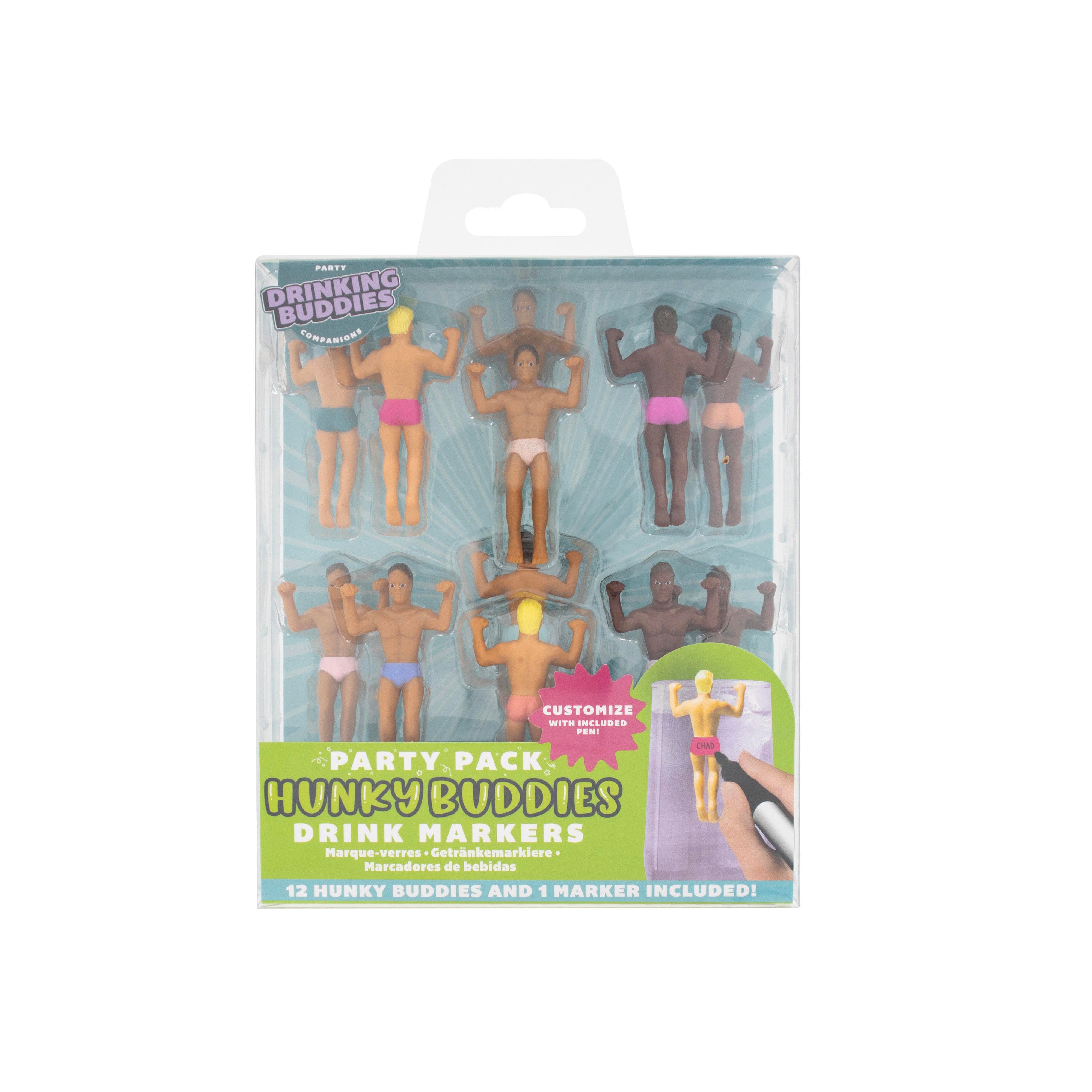 Drinking Buddies Party Pack Drink Markers 12 Piece Set