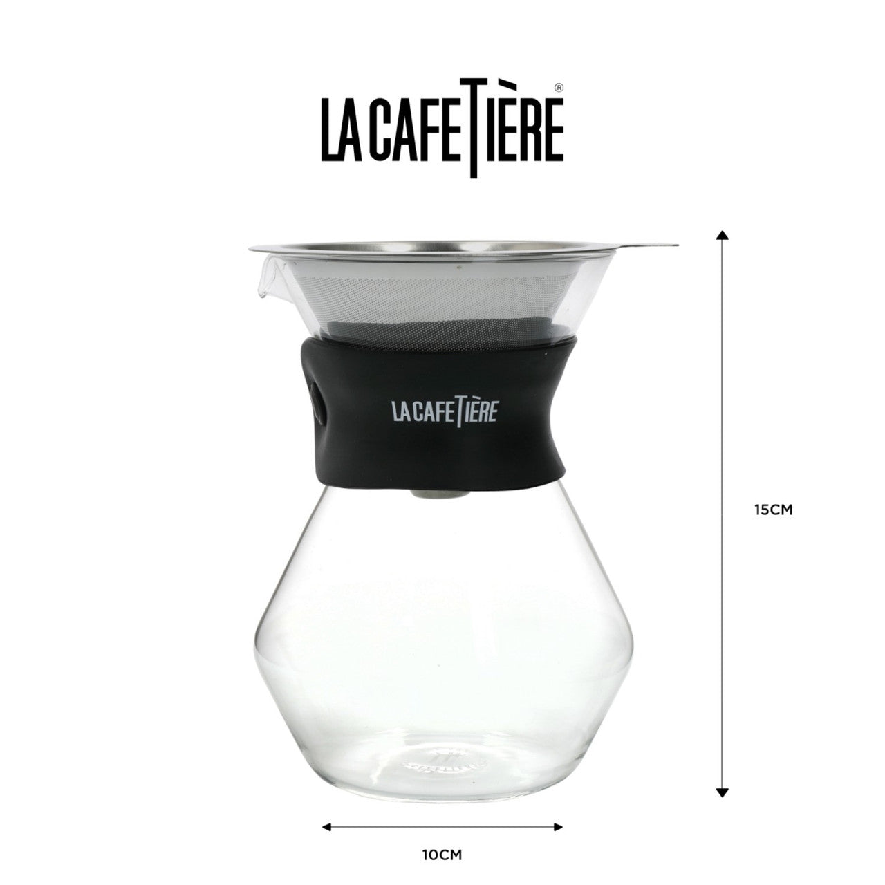 La Cafetière Glass Coffee Dripper & Carafe Set 3 Cup / 400ml