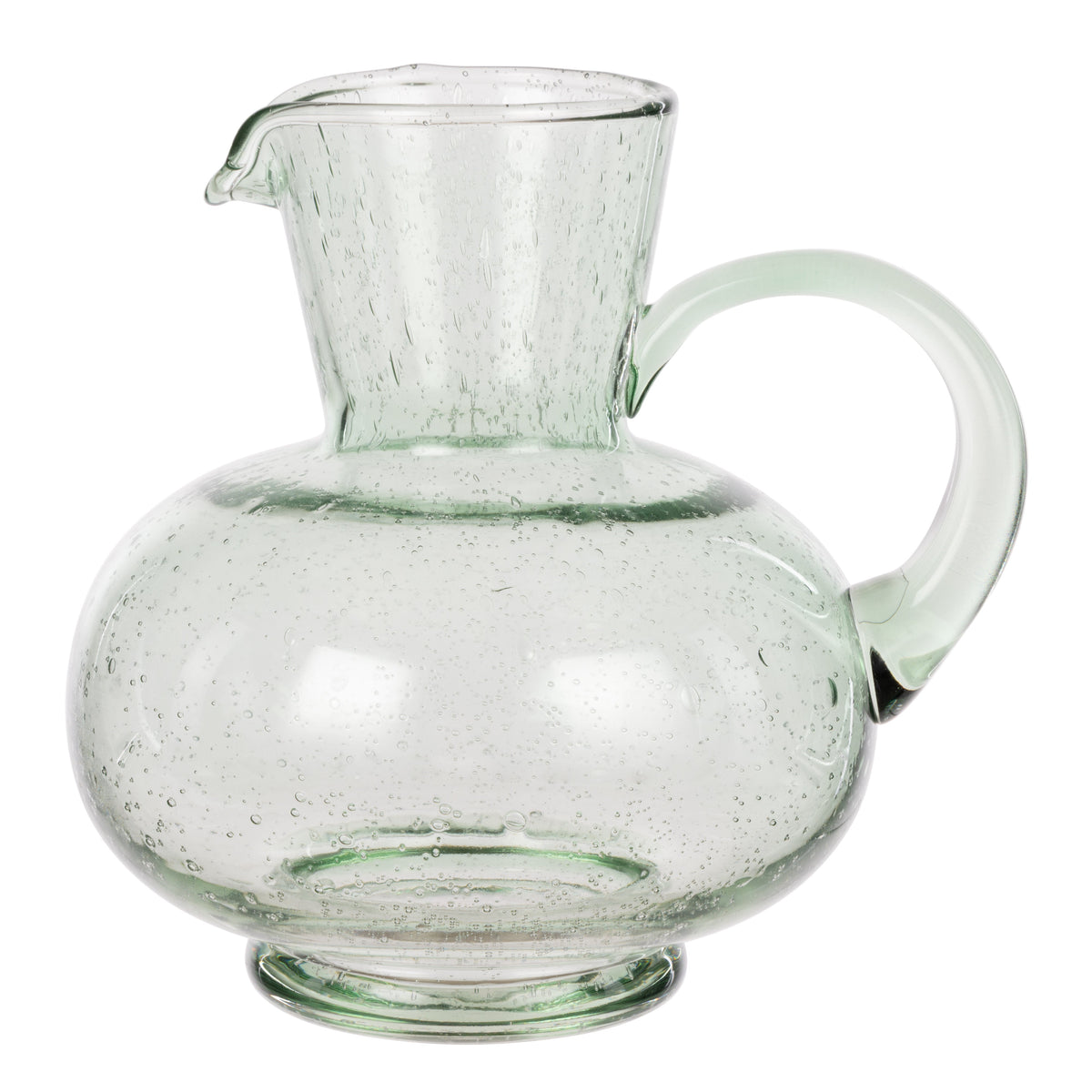 Davis & Waddell Saltara Bubble Glass Jug 1.7L Green