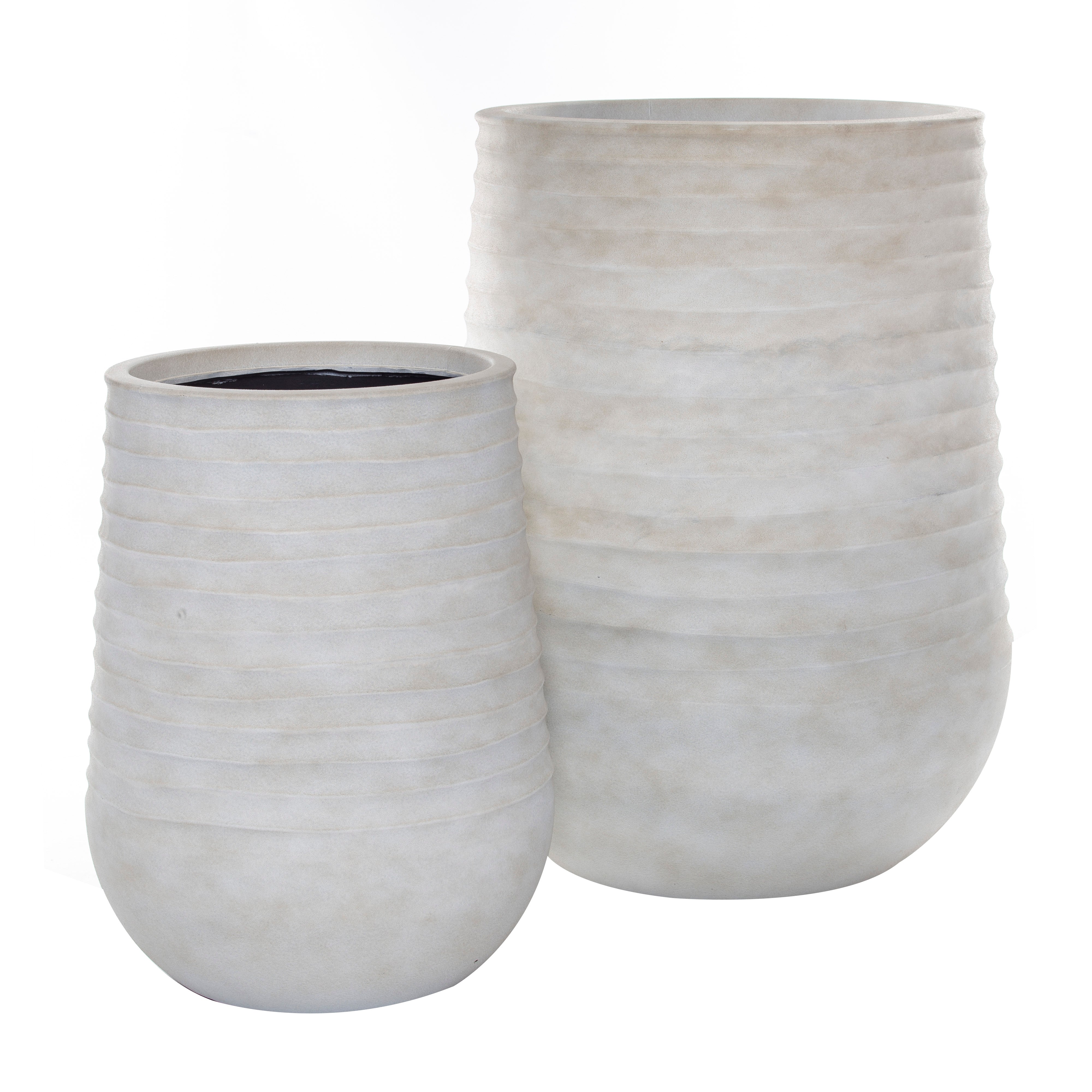 Rogue Ryker Tall Stonelite Planter 2pcs Set Beige