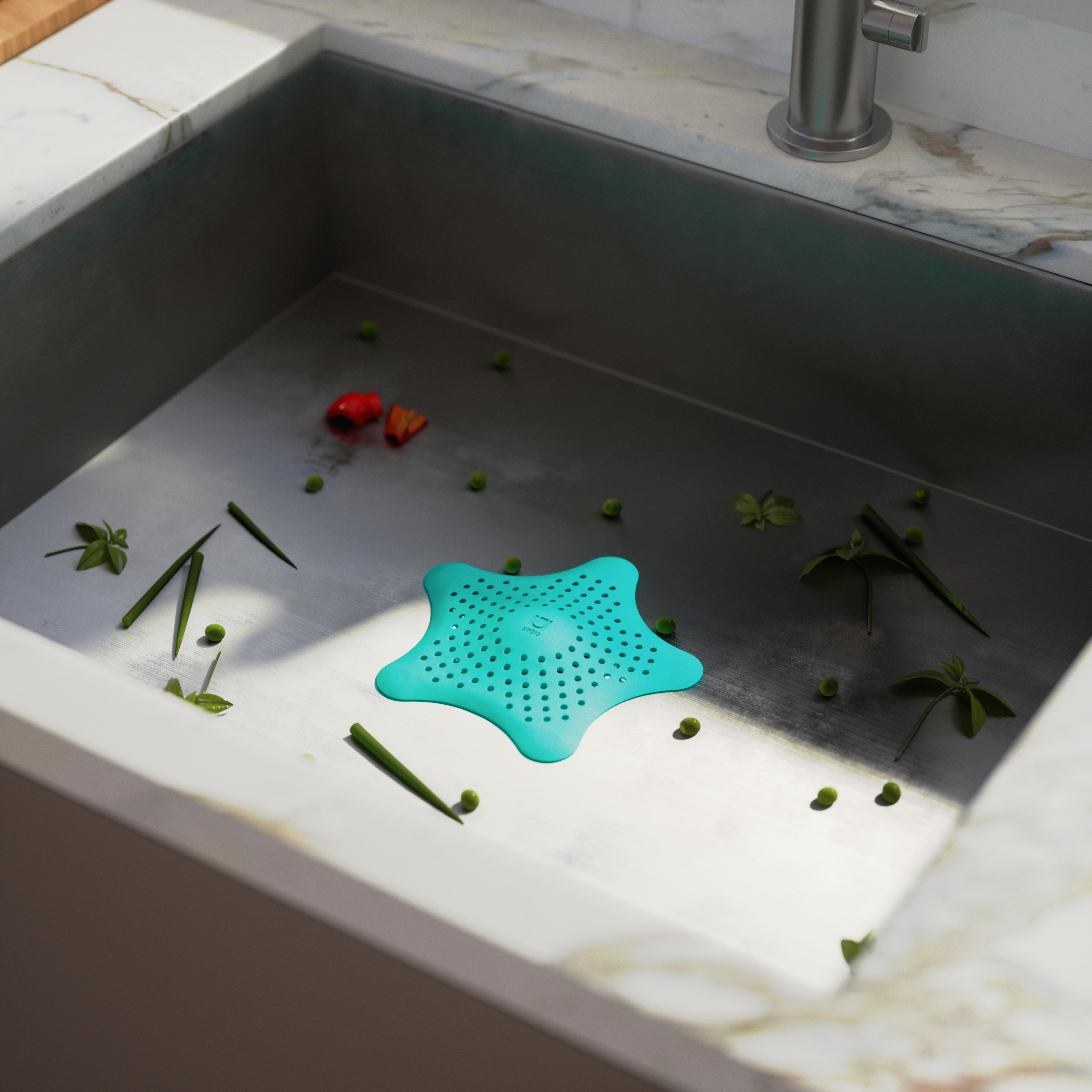 Umbra Starfish Hair Catcher Surf Blue