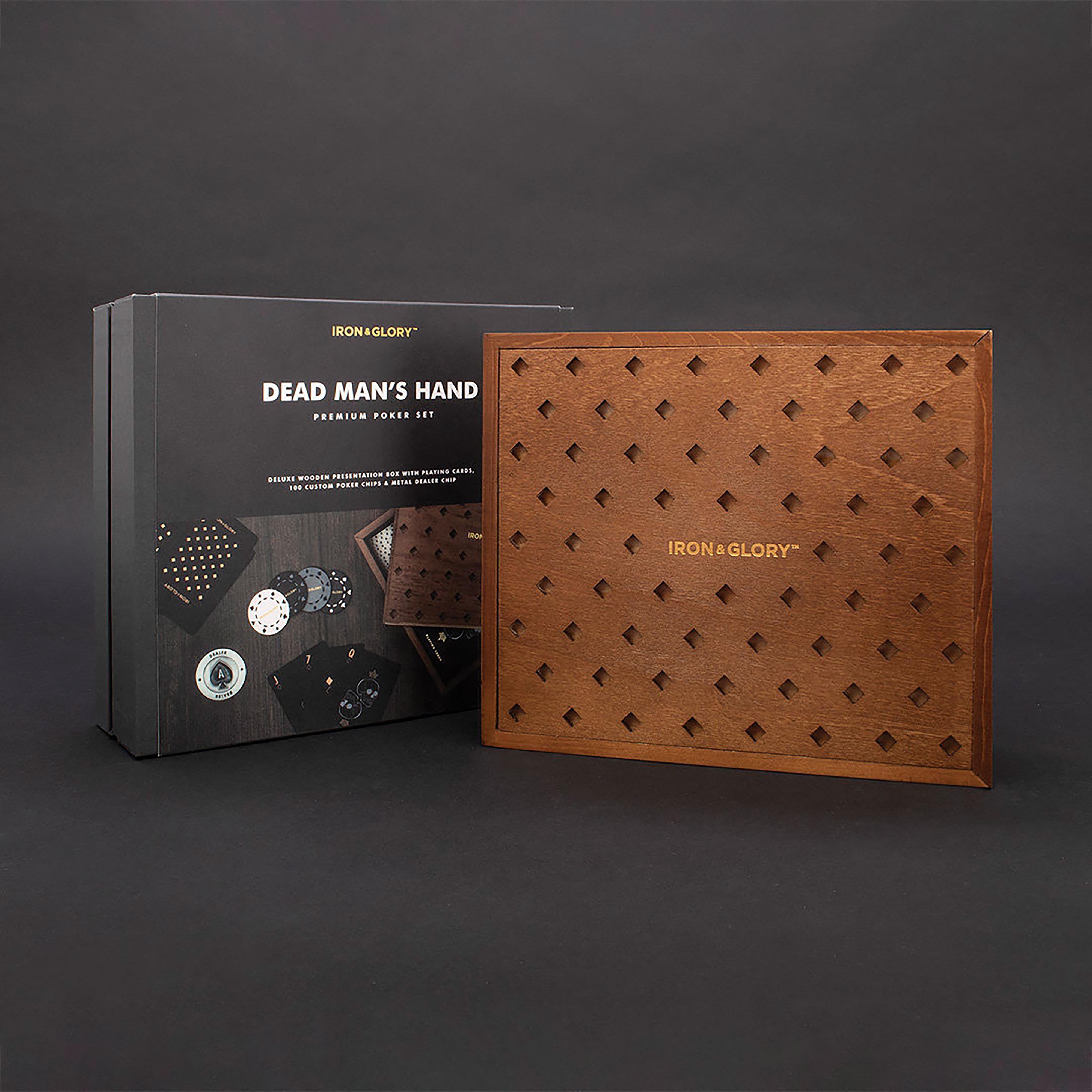 Luckies Iron & Glory Dead Man's Hand Poker Set