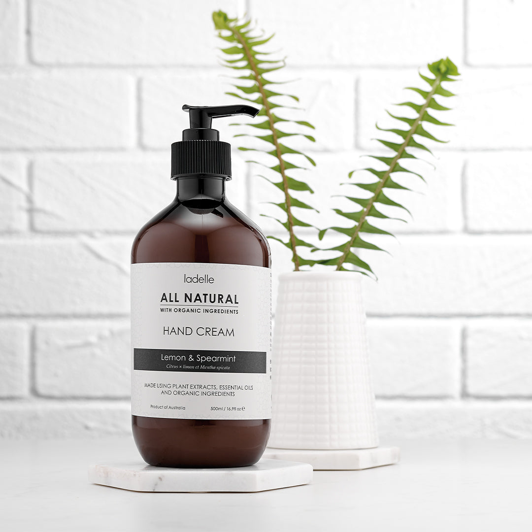Ladelle All Natural 500ml Hand Cream Lemon & Spearmint