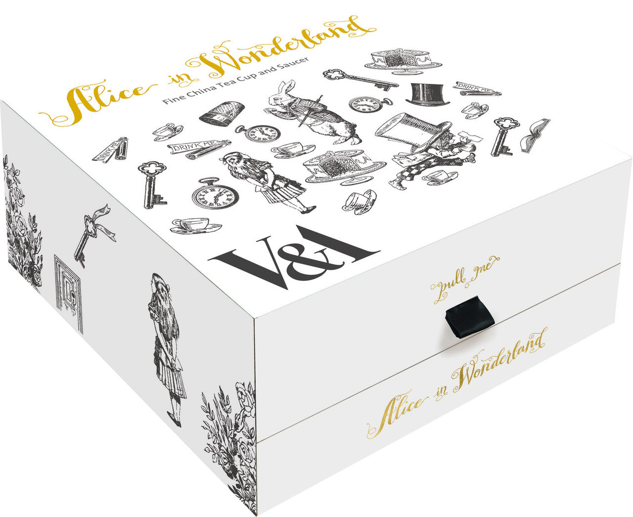 V&A Alice in Wonderland Cup & Saucer 210ml