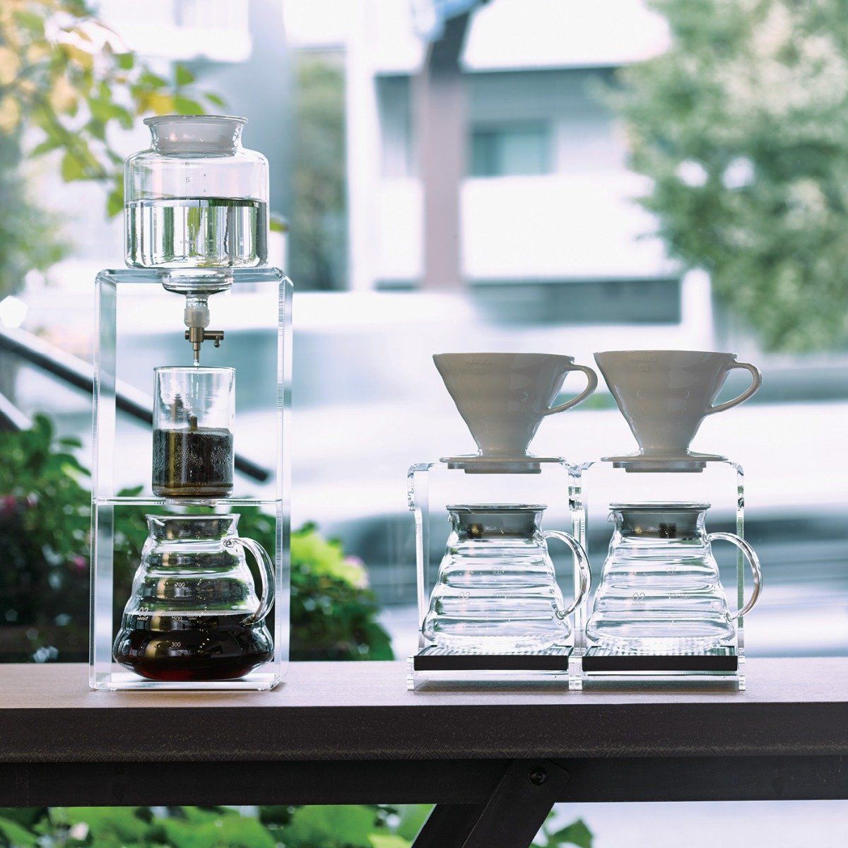 Hario V60 Ceramic Pour Over Set - White