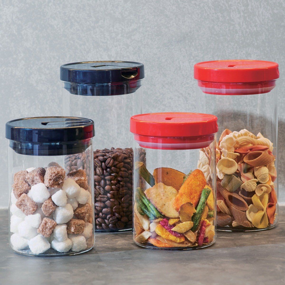 Hario Coffee Canister 300g - Red