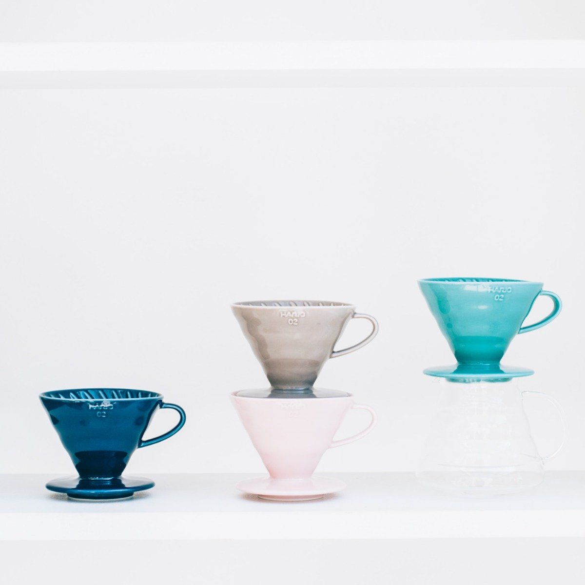 Hario V60 Ceramic Dripper 02 - Light Blue