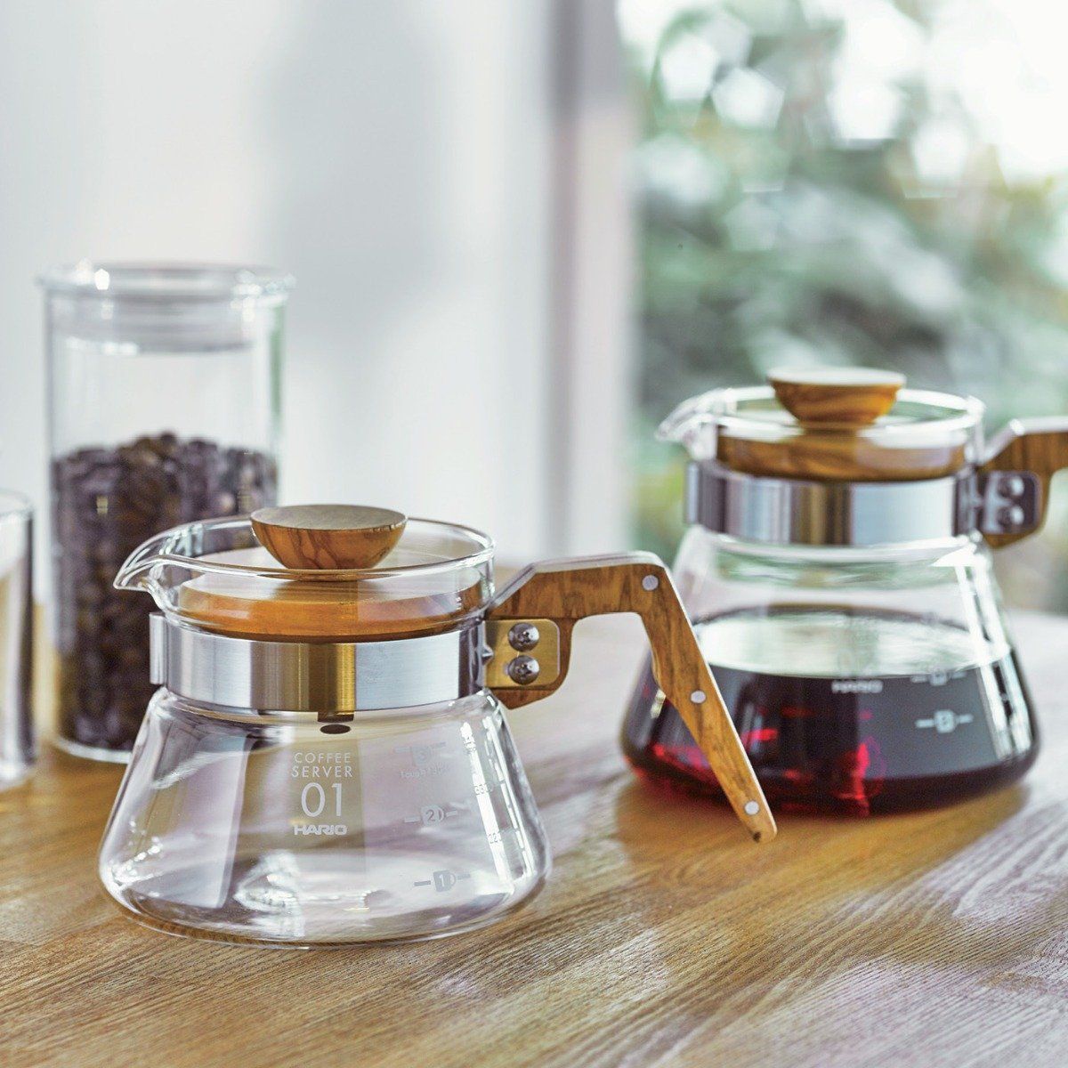 Hario V60 Server 01 - Olive Wood