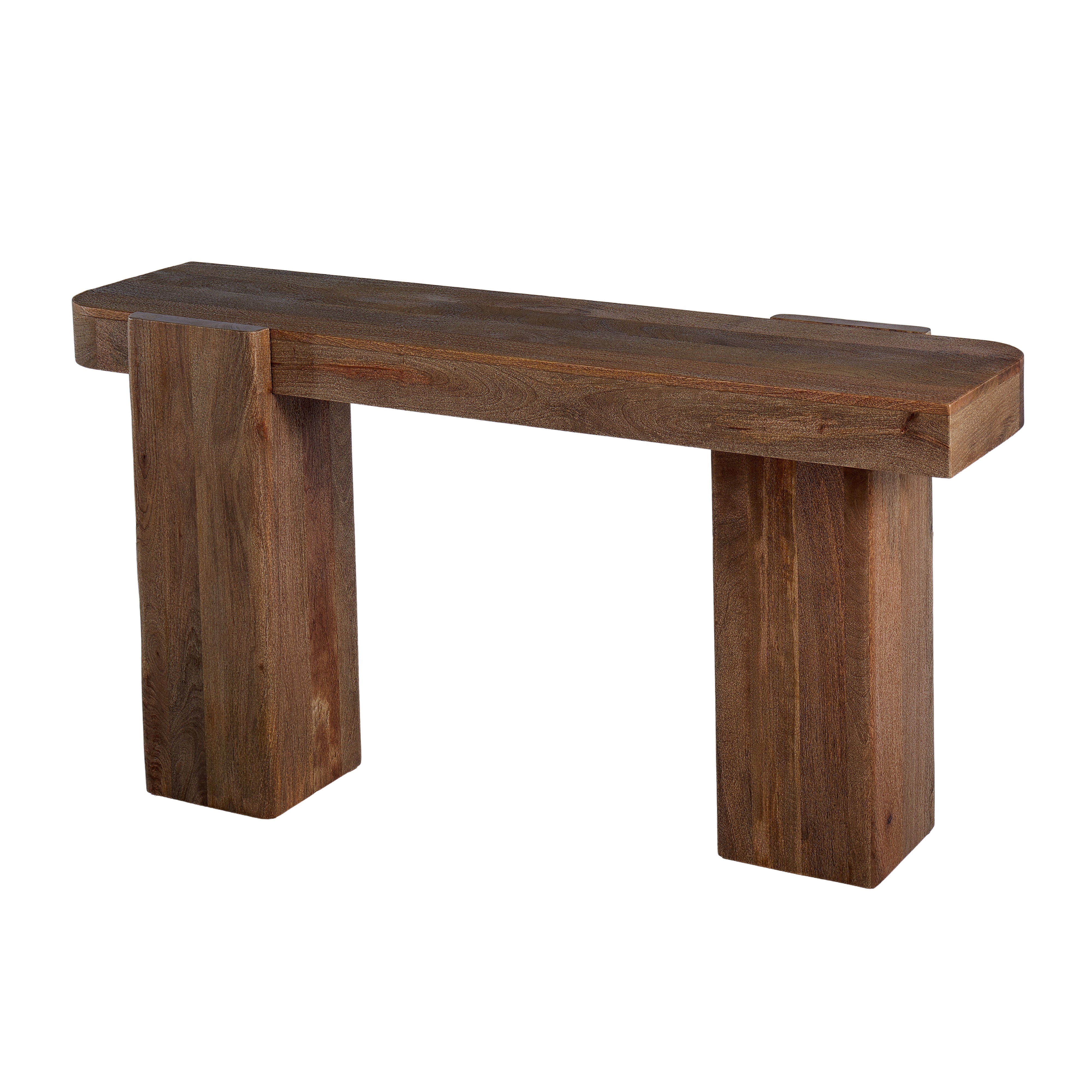 Grand Designs Wooden Block Console Table