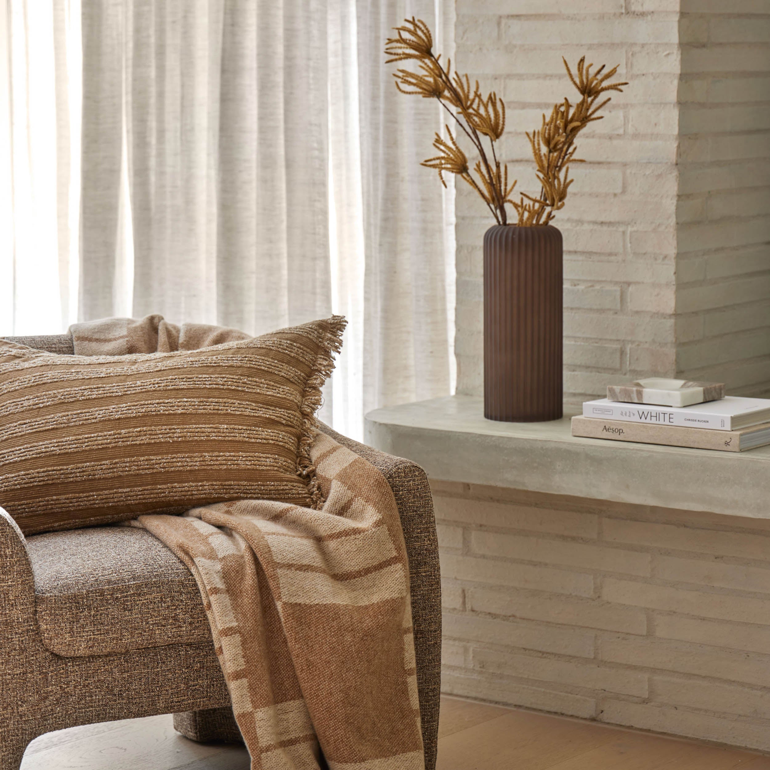 Amalfi Zia Throw Camel