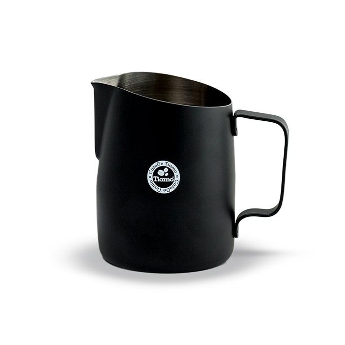 Tiamo Tapered Milk Jug 450ml - Matte Black
