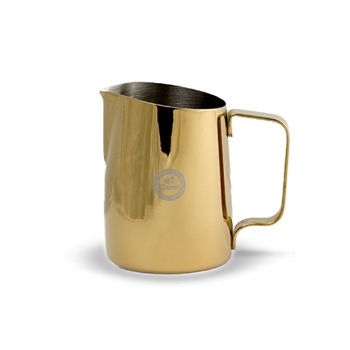 Tiamo Tapered Milk Jug 450ml - Metallic Gold