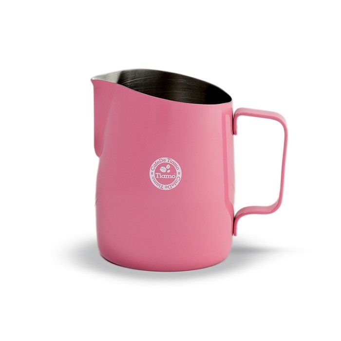 Tiamo Tapered Milk Jug 450ml - Pink