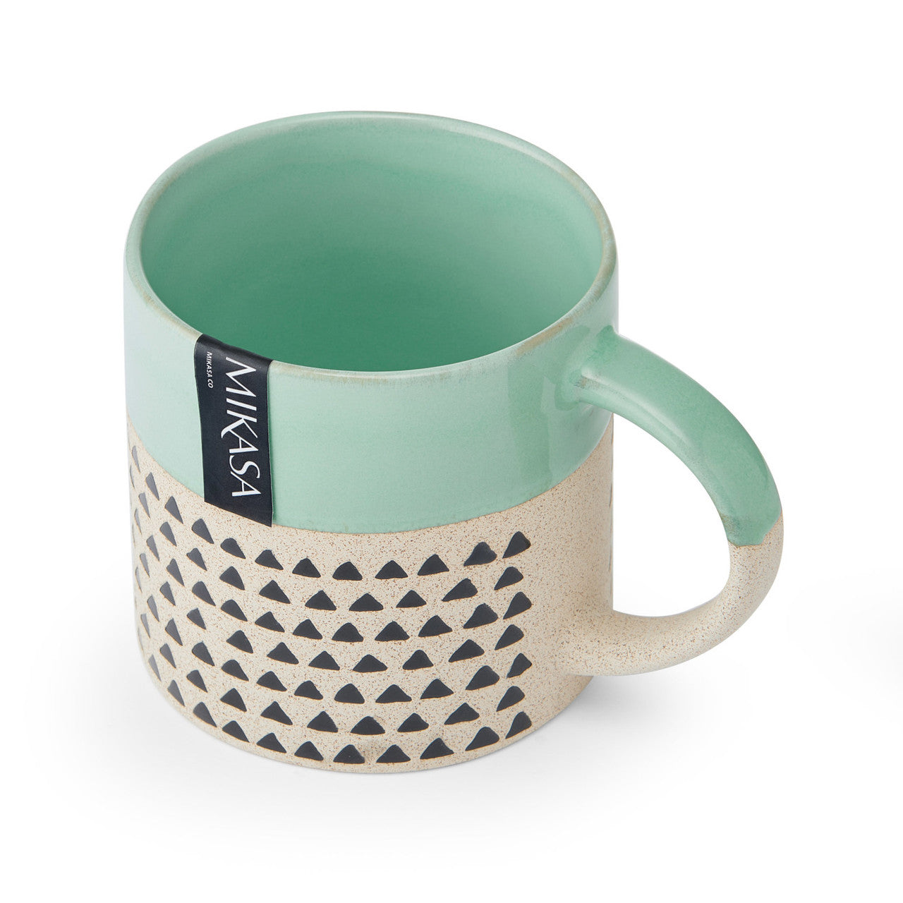 Mikasa Stoneware Mug 390ml (Green Glaze)