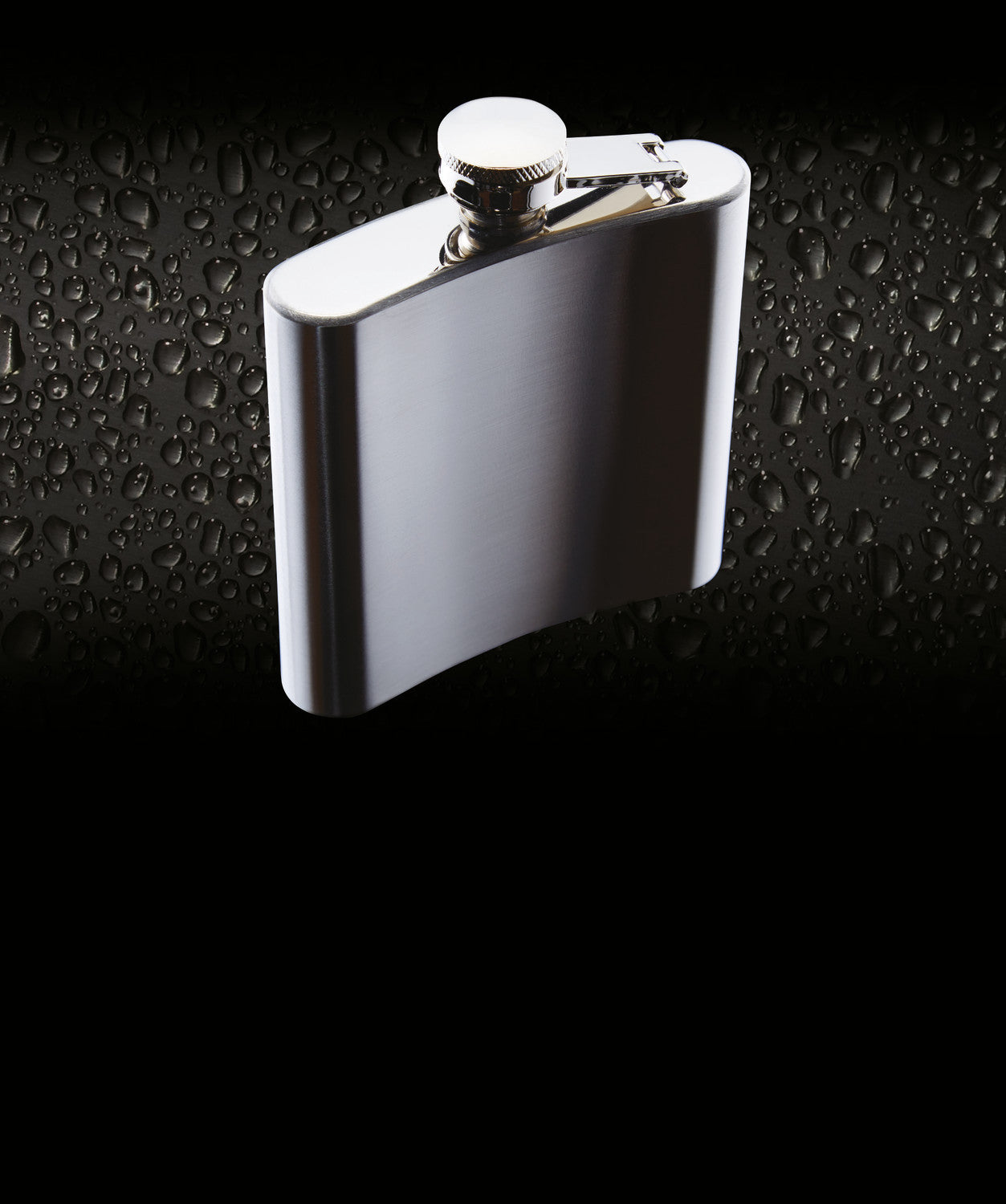 BarCraft Polished Stainless Steel 170ml Hip Flask