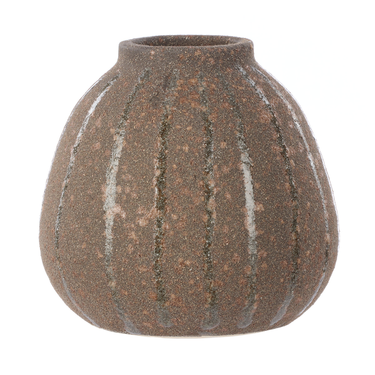 Amalfi Henry Ceramic Vase Small Dark Grey