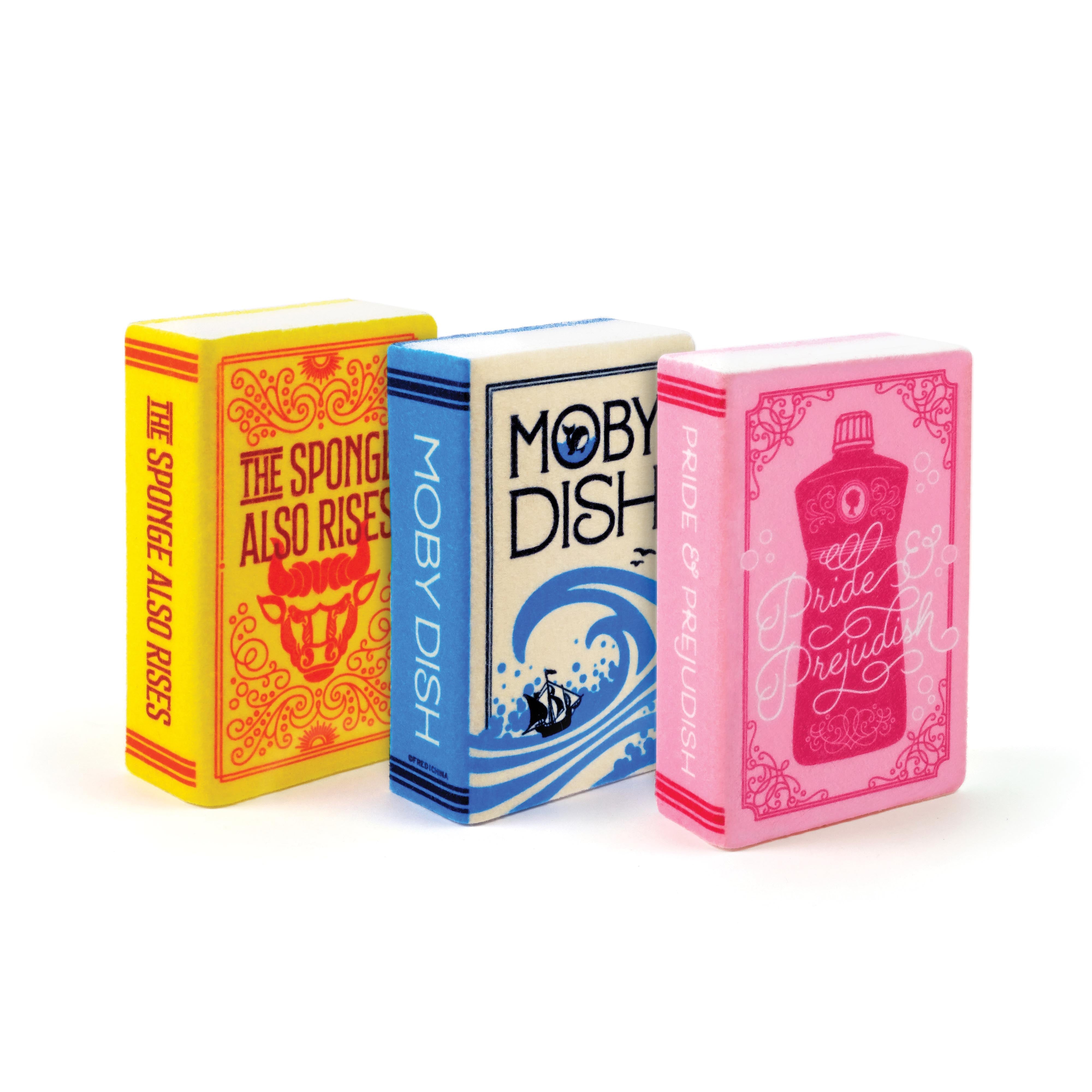 Fred Neat and Novel Sponge 3 Piece Set Multi-Coloured
