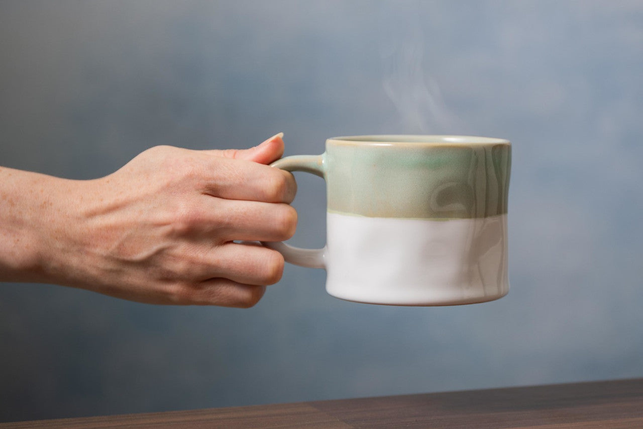 Mikasa Stoneware Mug 350ml (Ombre Green)