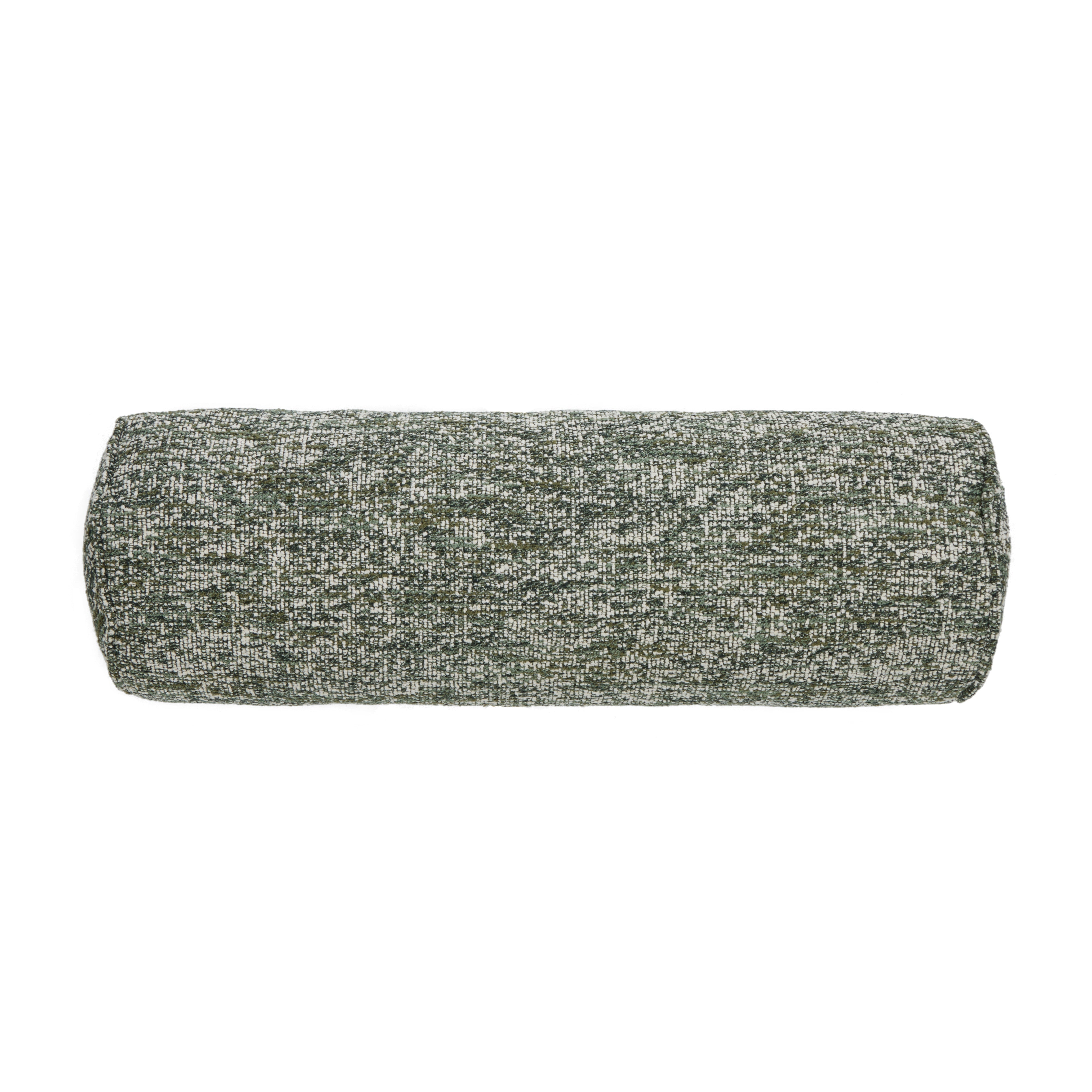 Amalfi Koba Boucle Bolster Cushion Dark Green Multi-Coloured