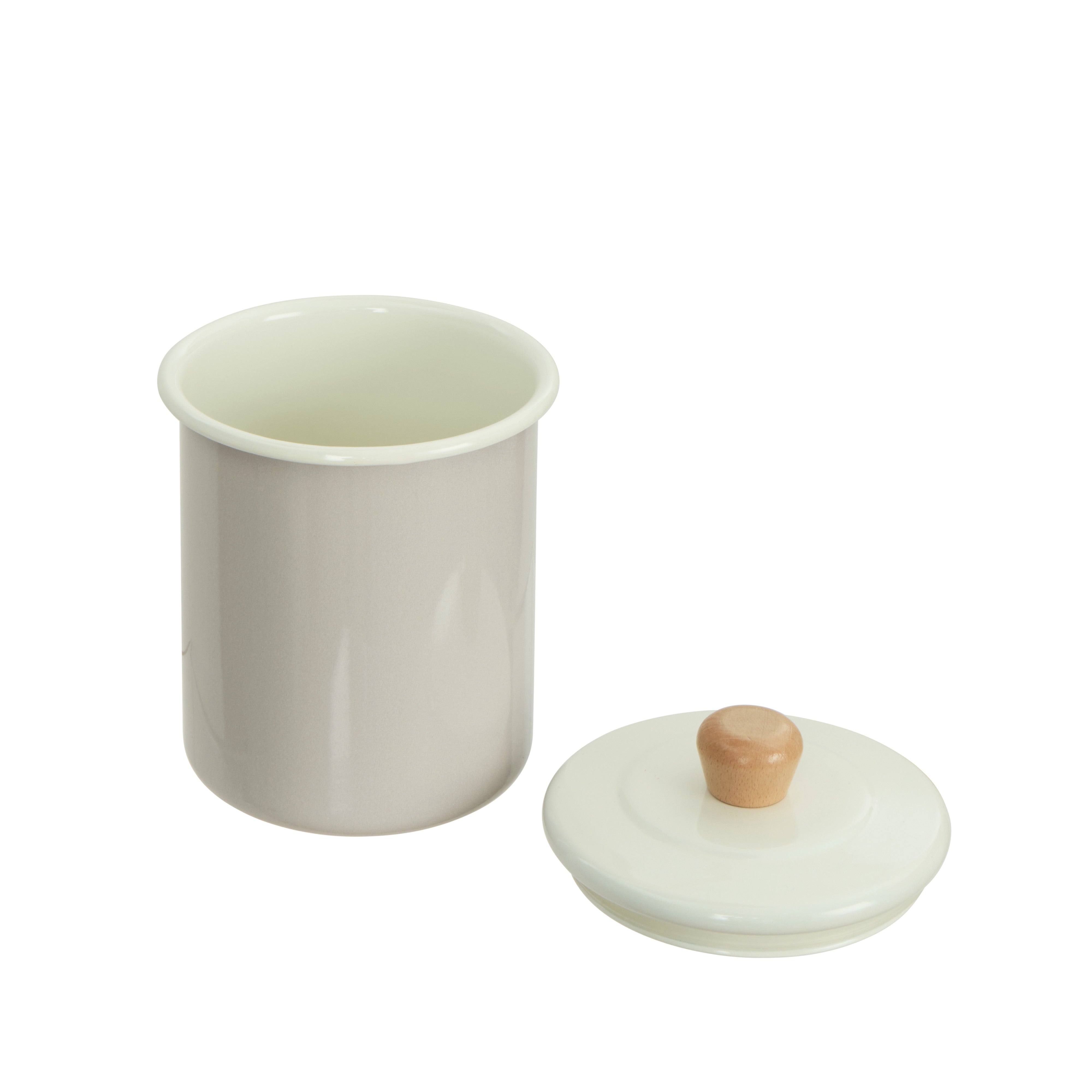 Davis & Waddell Daylesford Enamel Canister 1.7L Cream