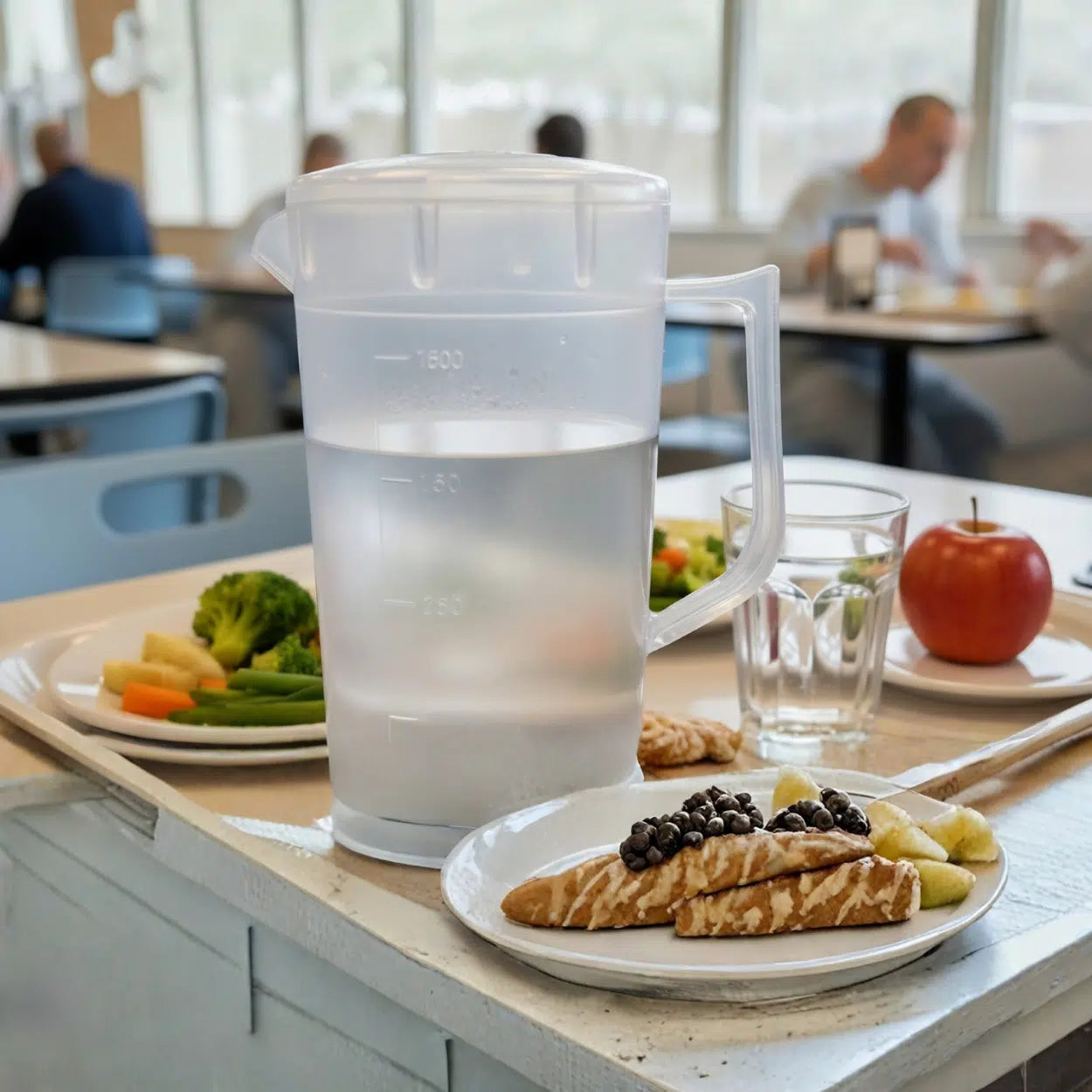 KH Healthcare Polycarbonate Graduated Jug 1L (with Lid)