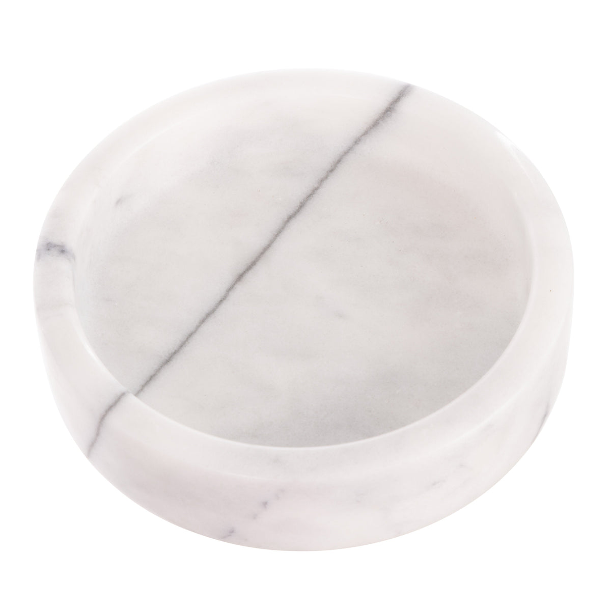 Davis & Waddell Nuvolo Marble Wine Bottle Coaster White Grey