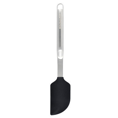 KitchenAid Premium Stainless Steel Scraping Spatula (Black)