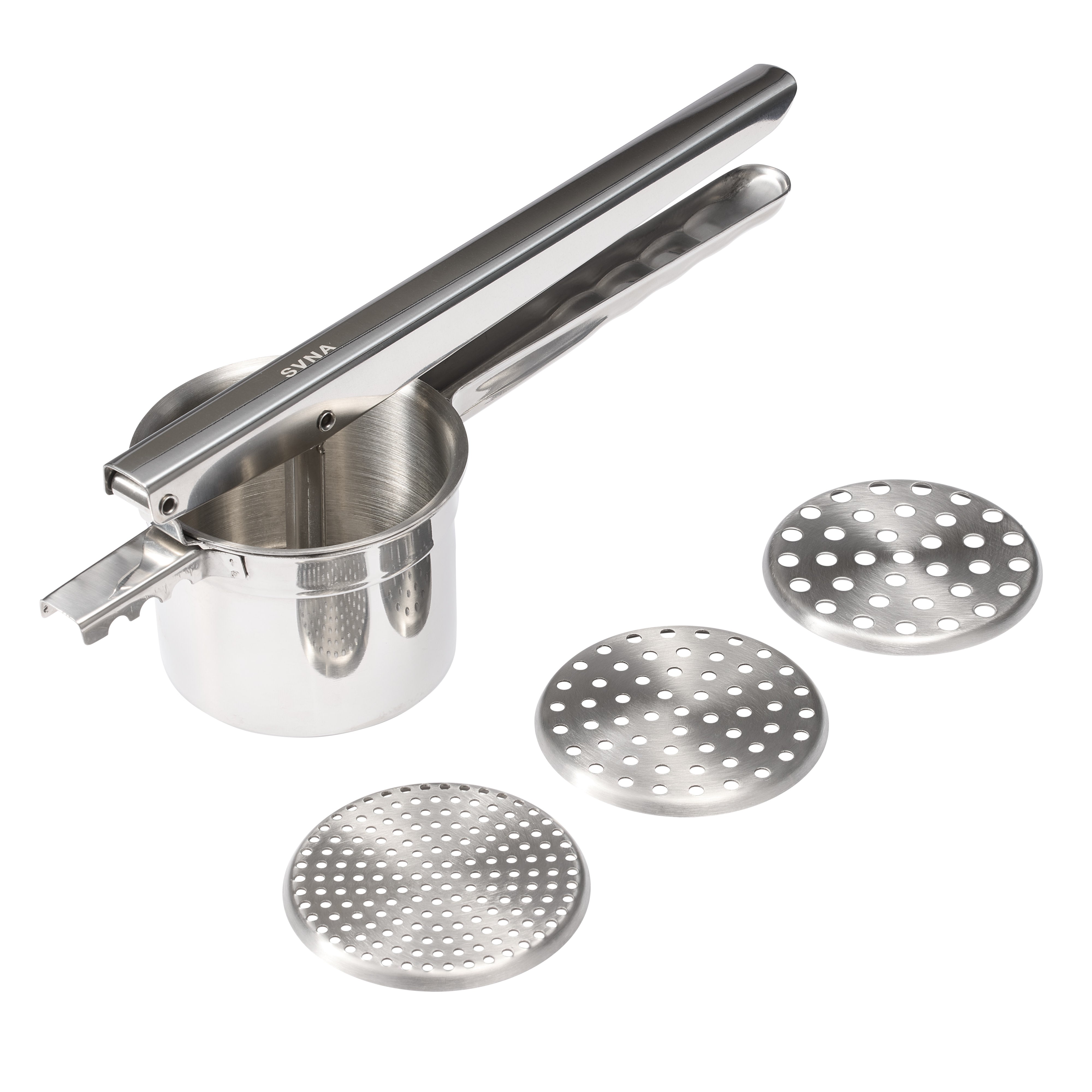SVNA 3 in 1 Stainless Steel Potato Ricer