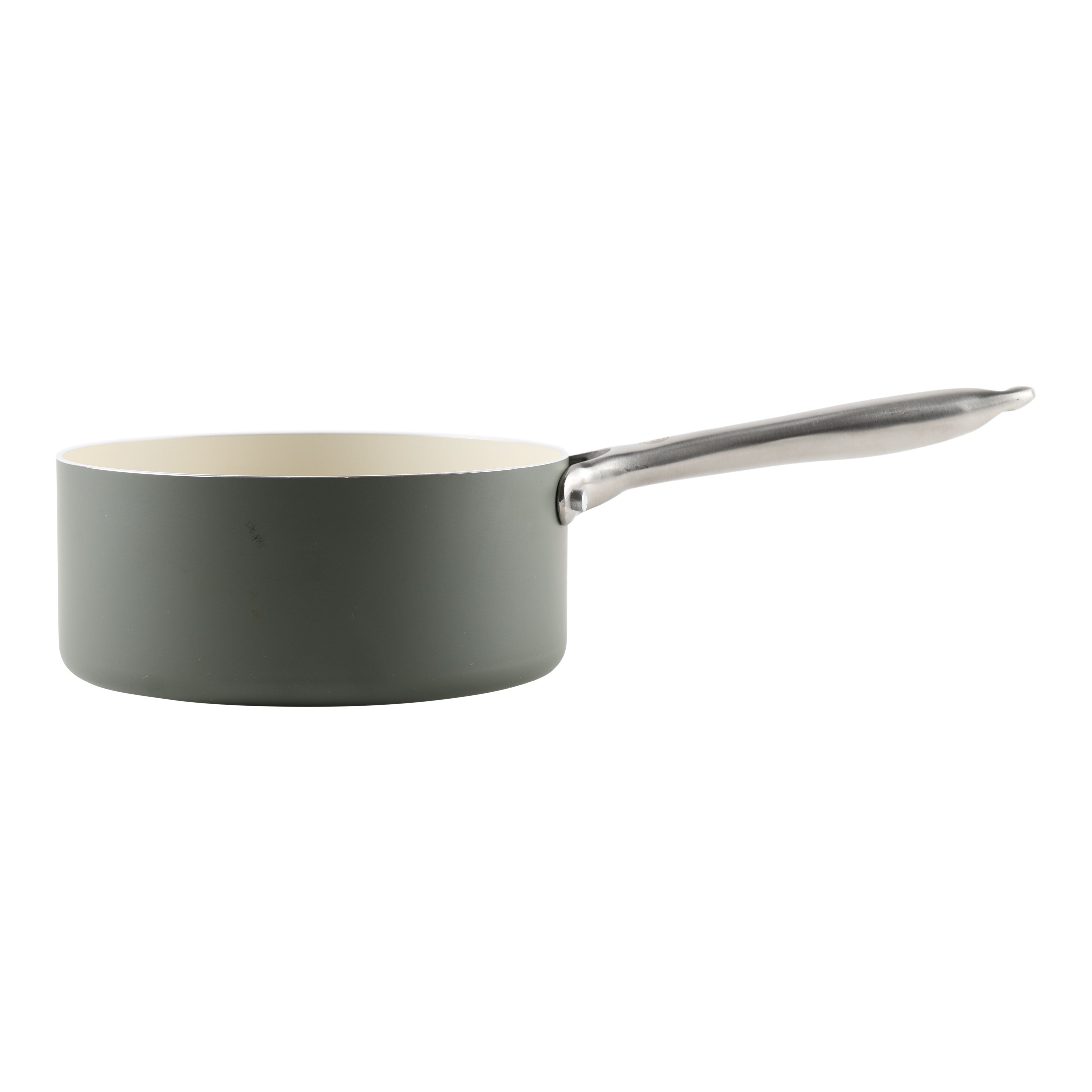 MasterChef Sage Elementa Saucepan with Lid 20cm Sage & Cream