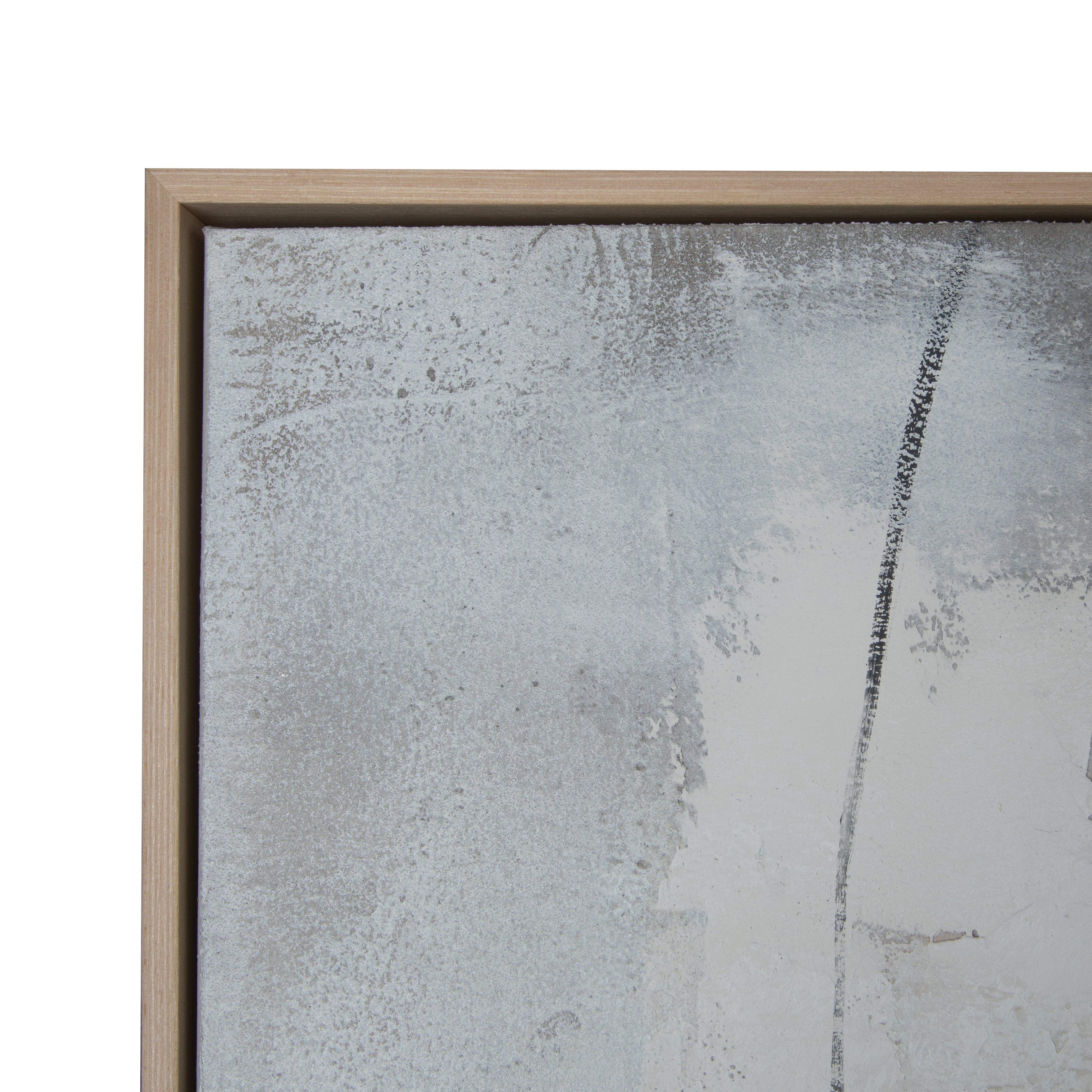 Grand Designs Morgan Hand Painted Wall Art White