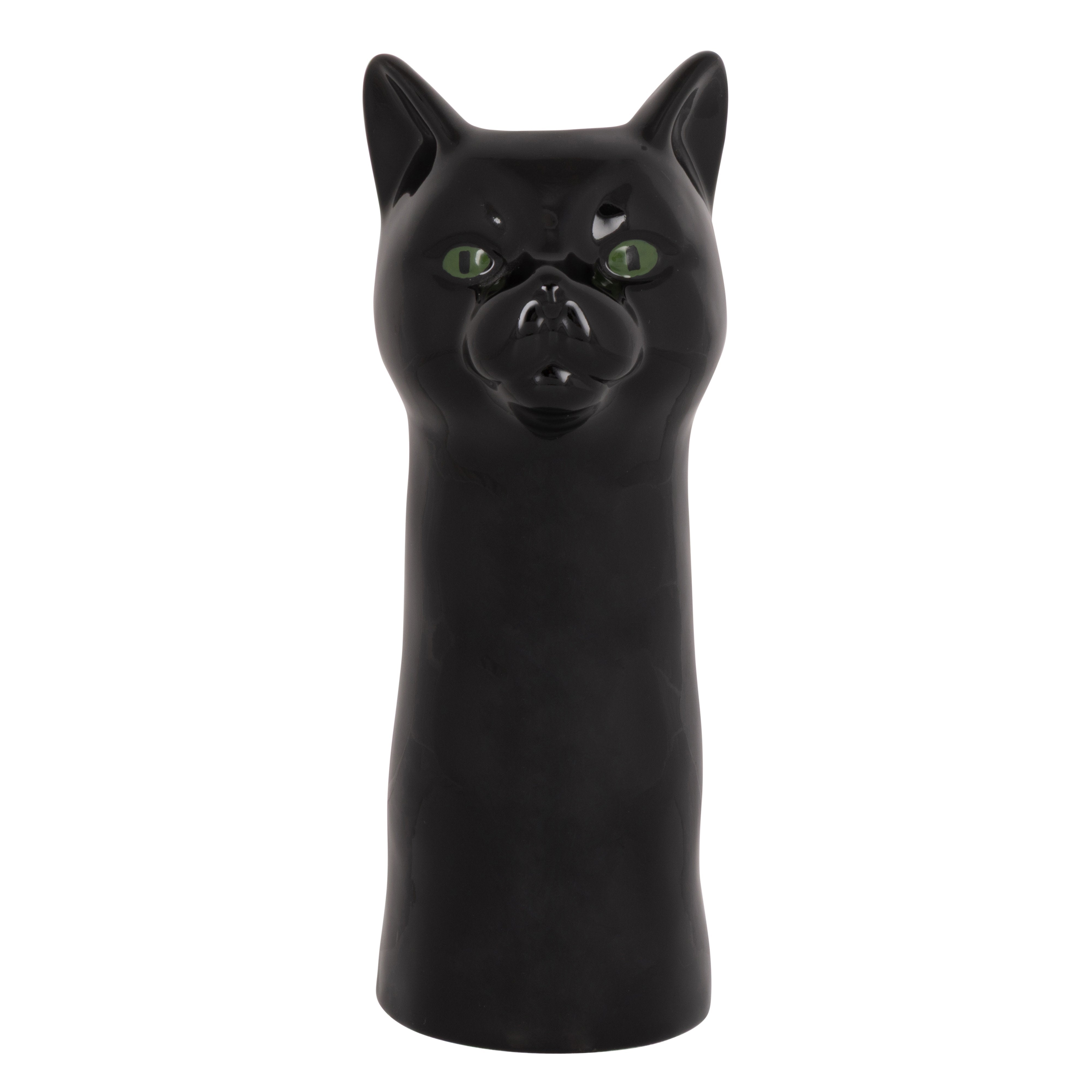 Emporium Aslan Cat Vase Black