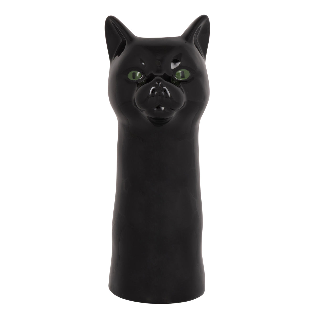 Emporium Aslan Cat Vase Black