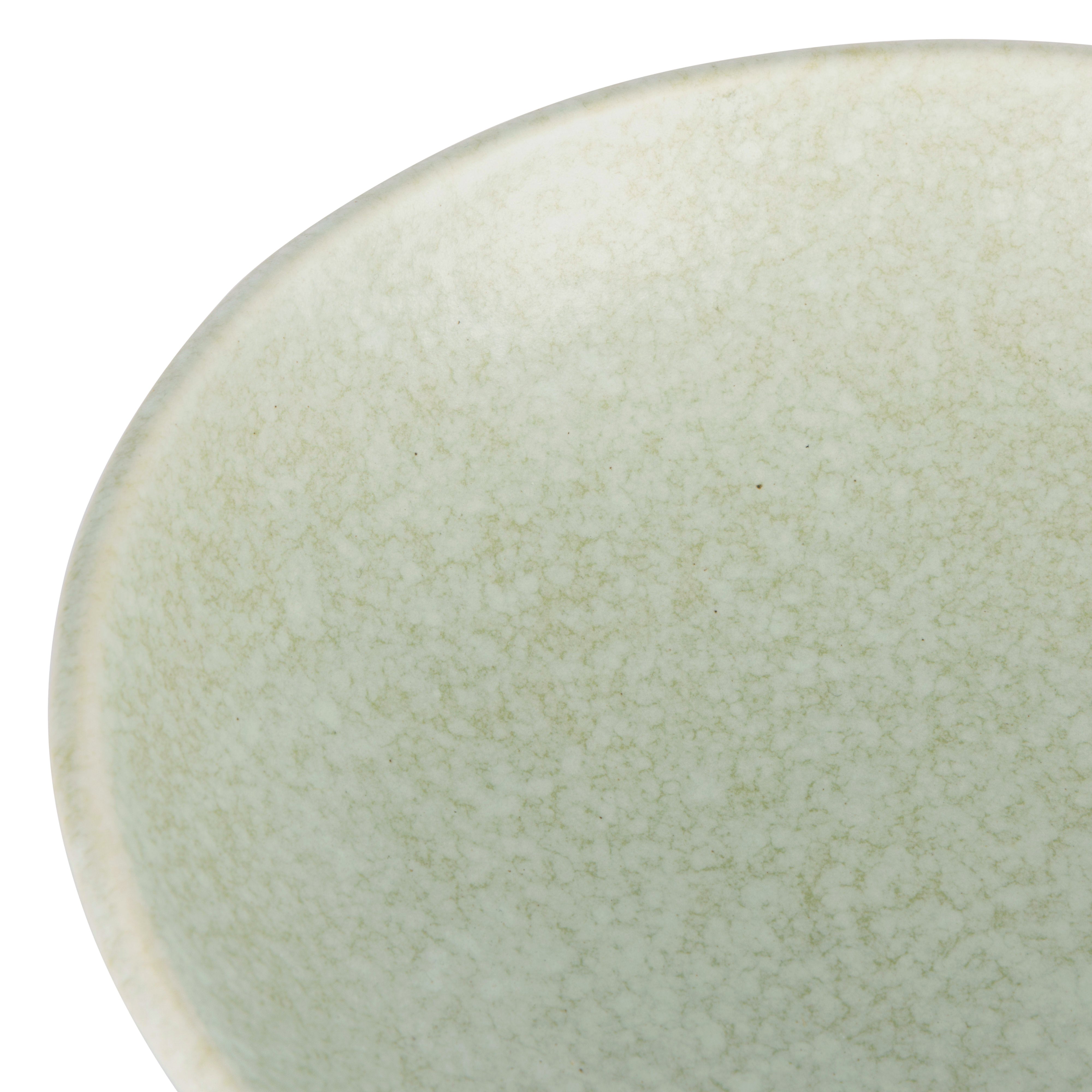 Davis & Waddell Greta Porcelain Raised Serving Plate Small Mint Green