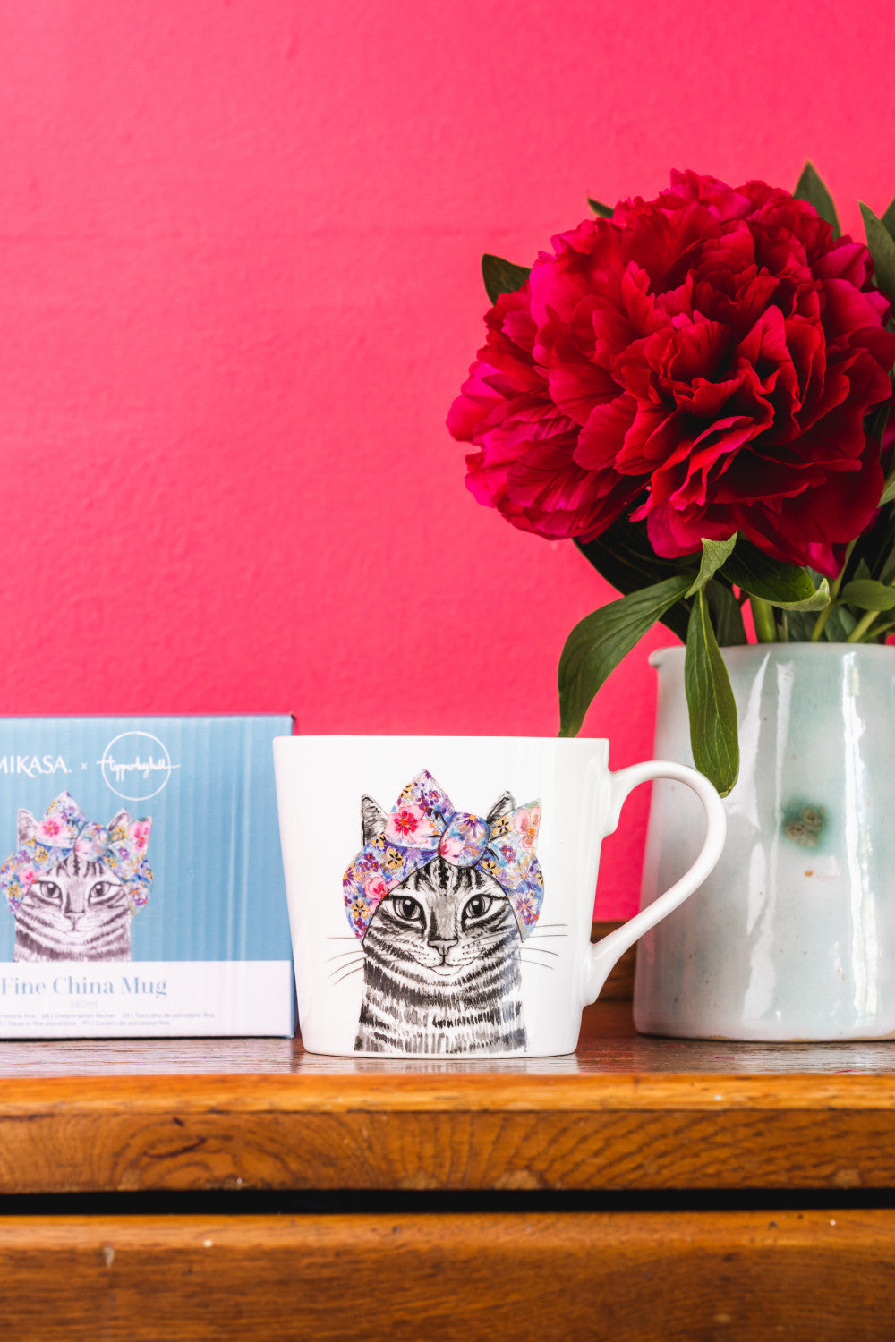 Mikasa x Tipperleyhill Fine China Mug 380ml (Cat)
