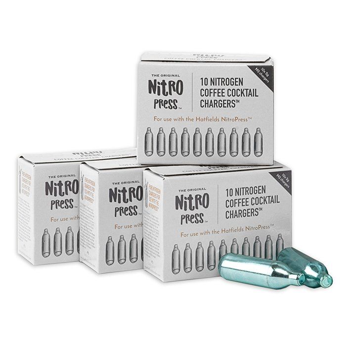 Nitro Press Nitrogen Coffee Cocktail Chargers (10pk)