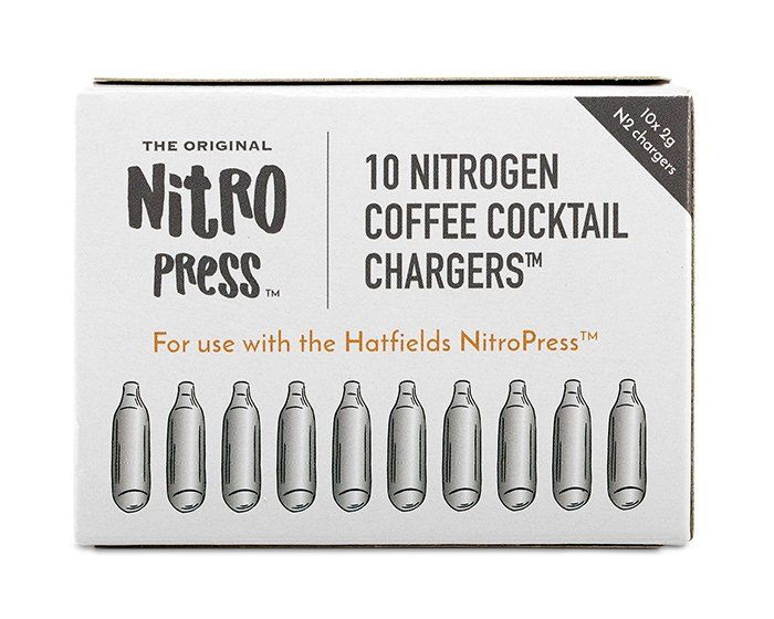 Nitro Press Nitrogen Coffee Cocktail Chargers (10pk)