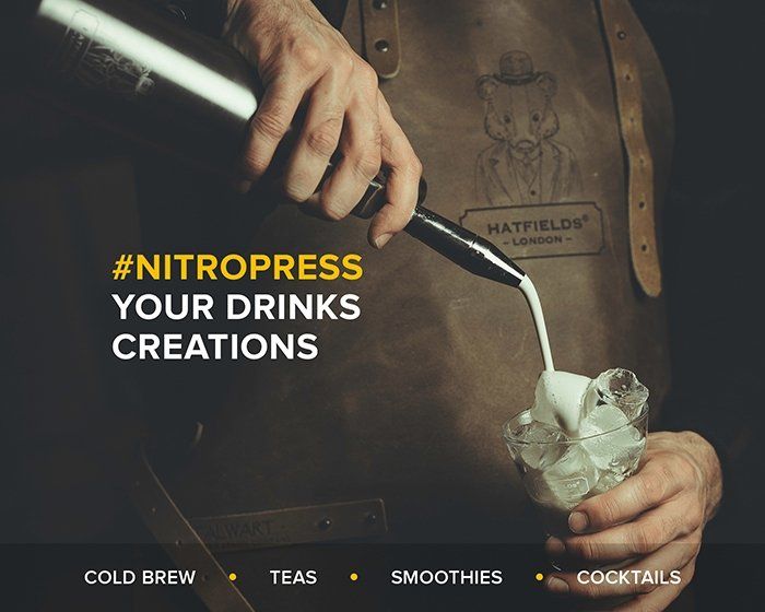 Nitro Press Nitrogen Coffee Cocktail Chargers (10pk)
