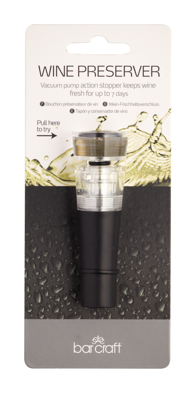 BarCraft Wine Pump Stopper & Preserver