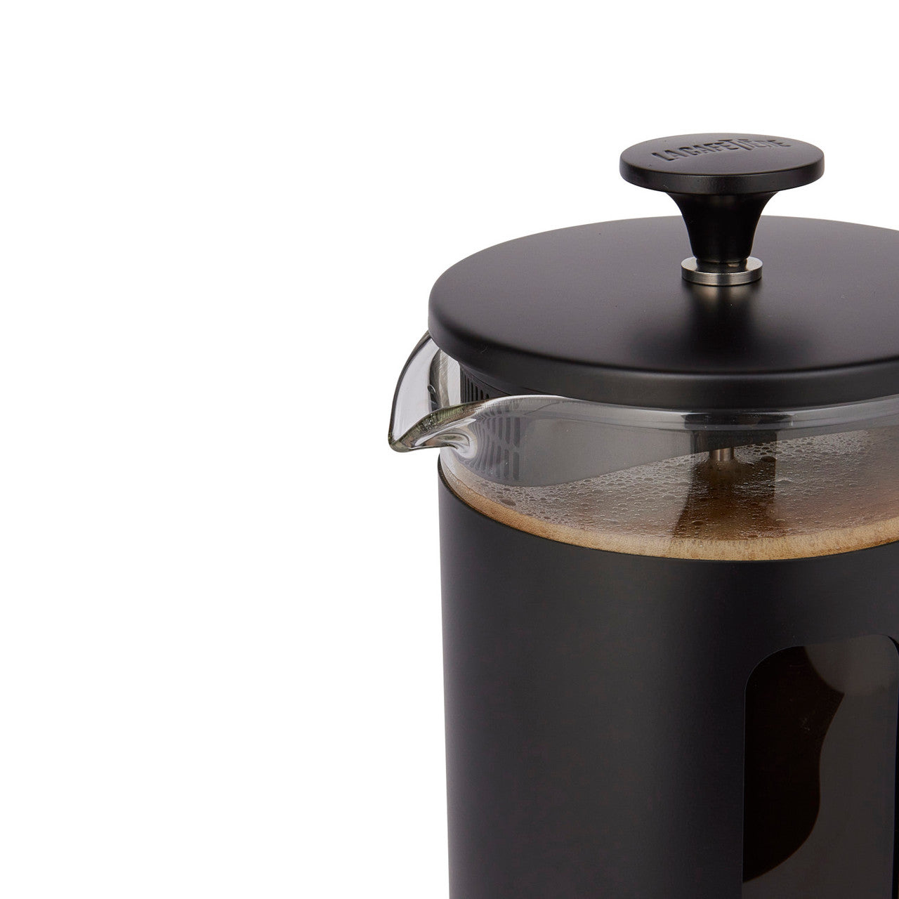La Cafetière Pisa Stainless Steel Cafetière 8 Cup / 1L (Black)