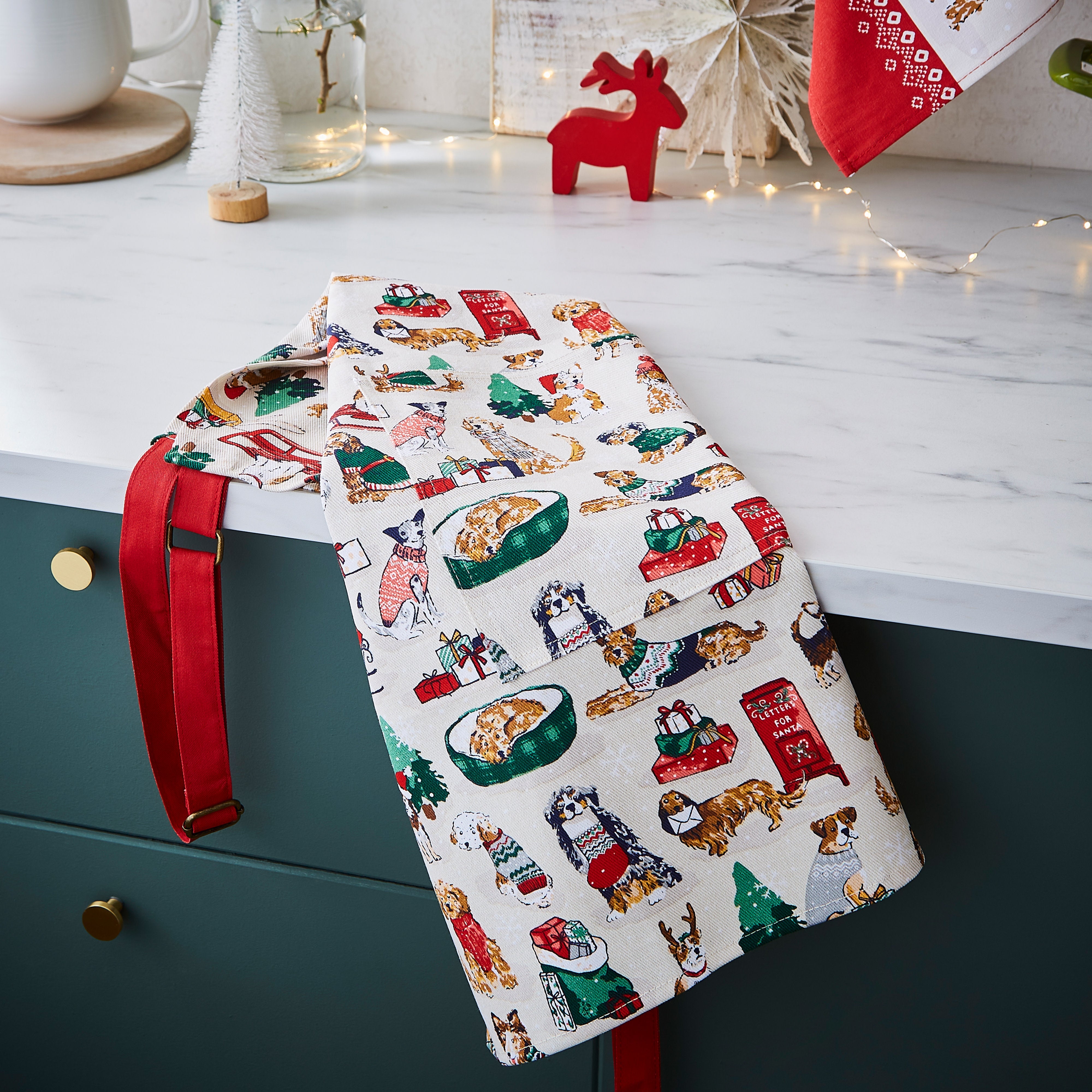 Ulster Weavers Merry Mutts Cotton Apron Multi-Coloured