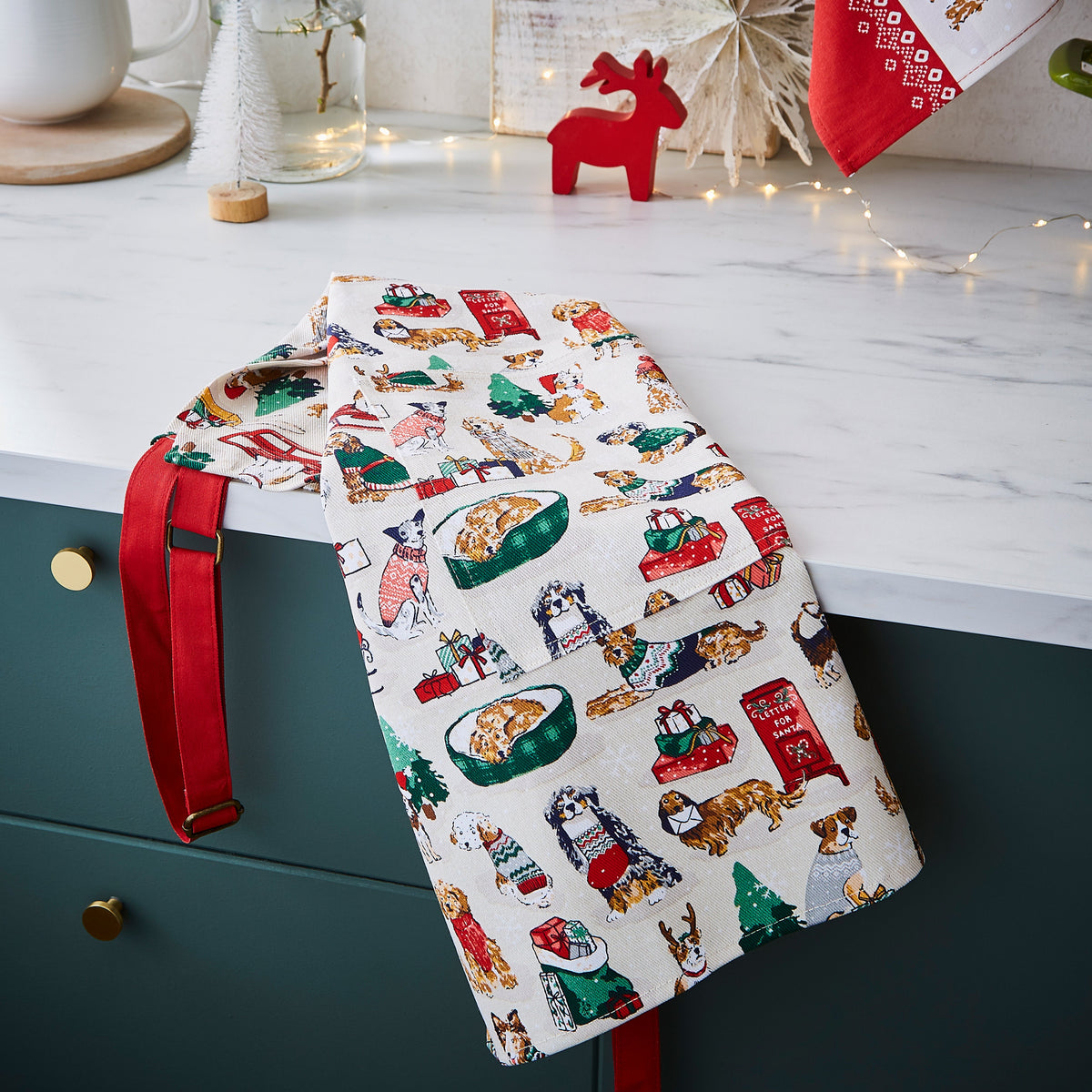 Ulster Weavers Merry Mutts Cotton Apron Multi-Coloured