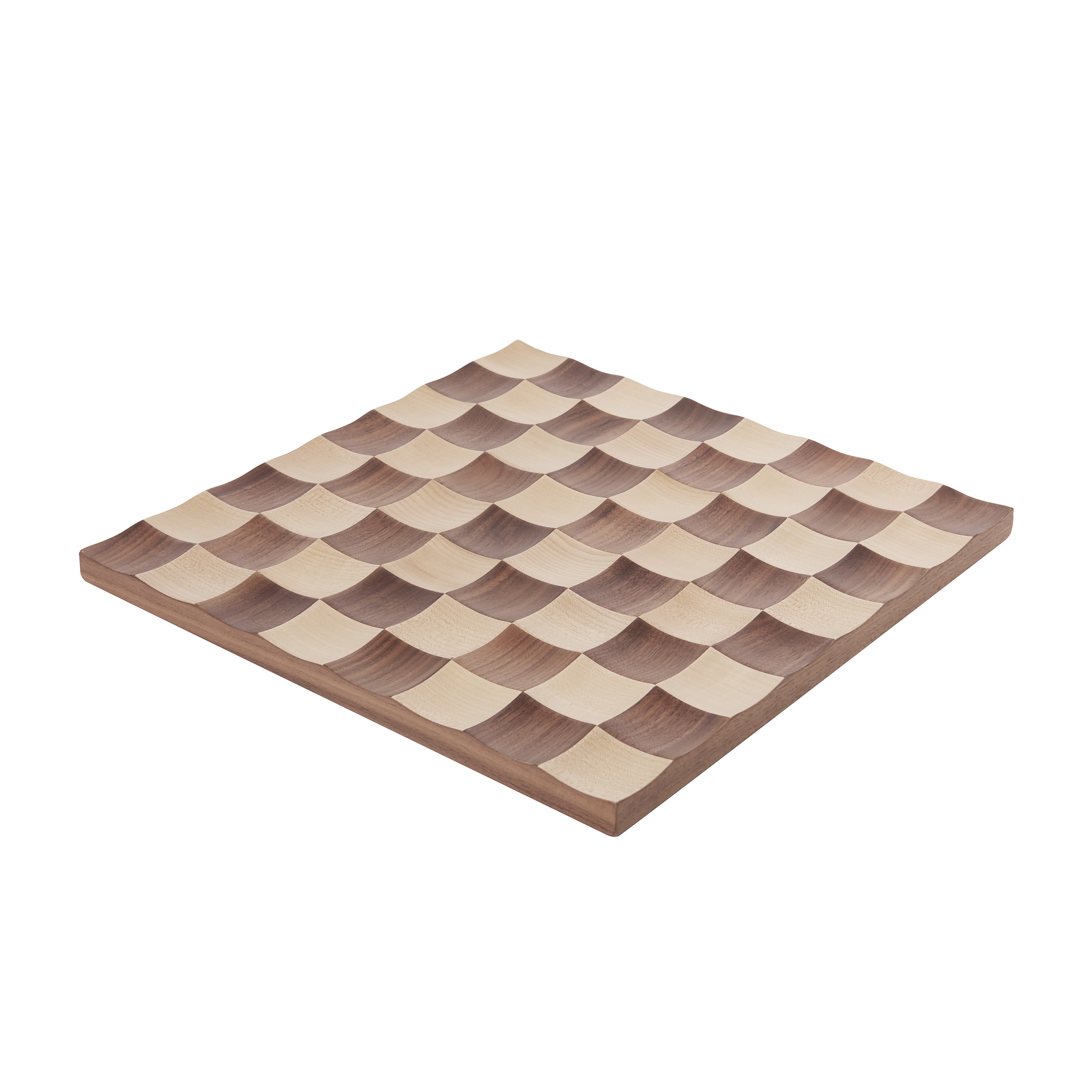 Umbra Wobble Chess Set Maple & Walnut