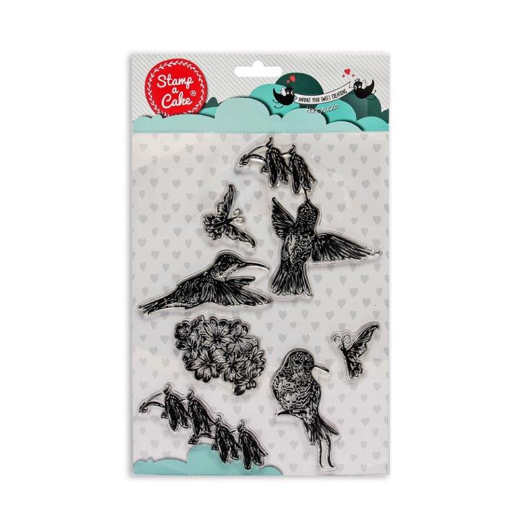 Stamp a Cake Honeysuckle Bird Stamp